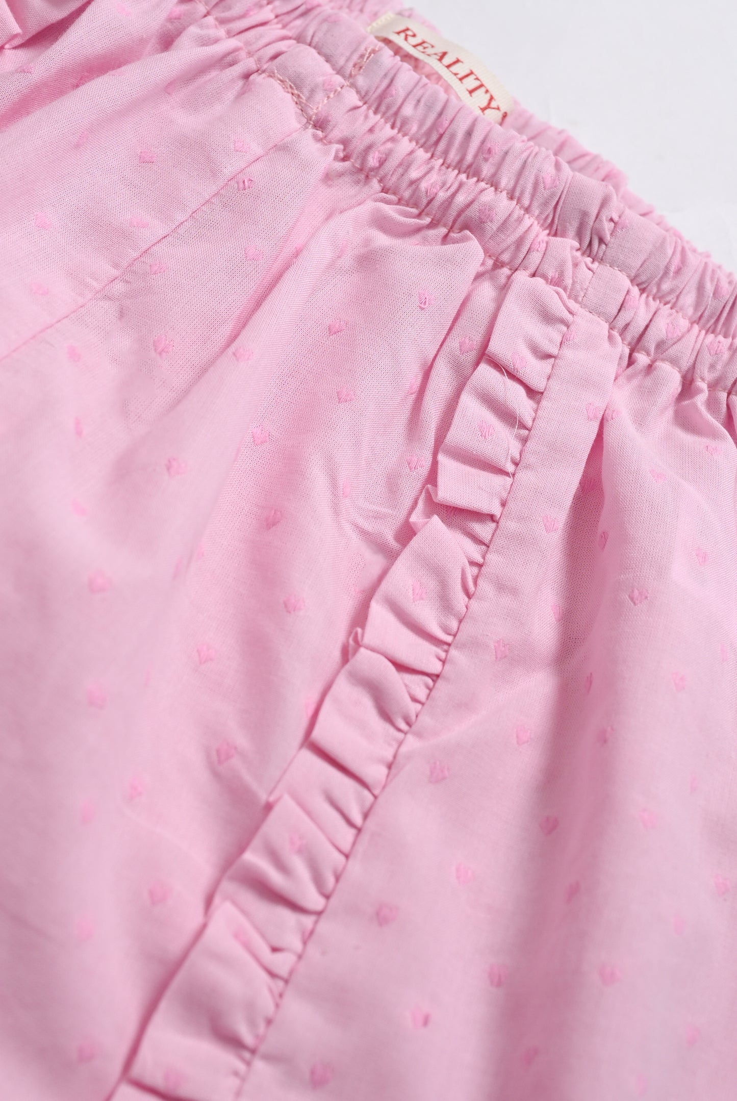 PEPLUM PINK CO-ORD SET Reality