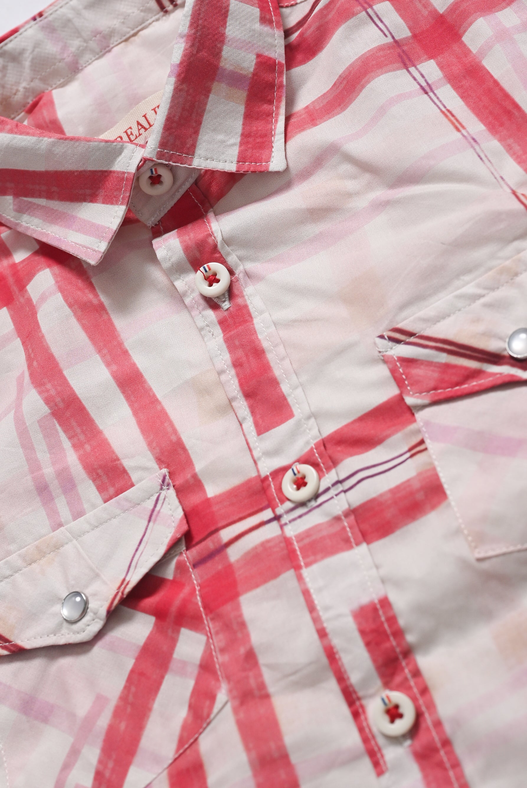 CHECKERD CARROT SHIRT Reality