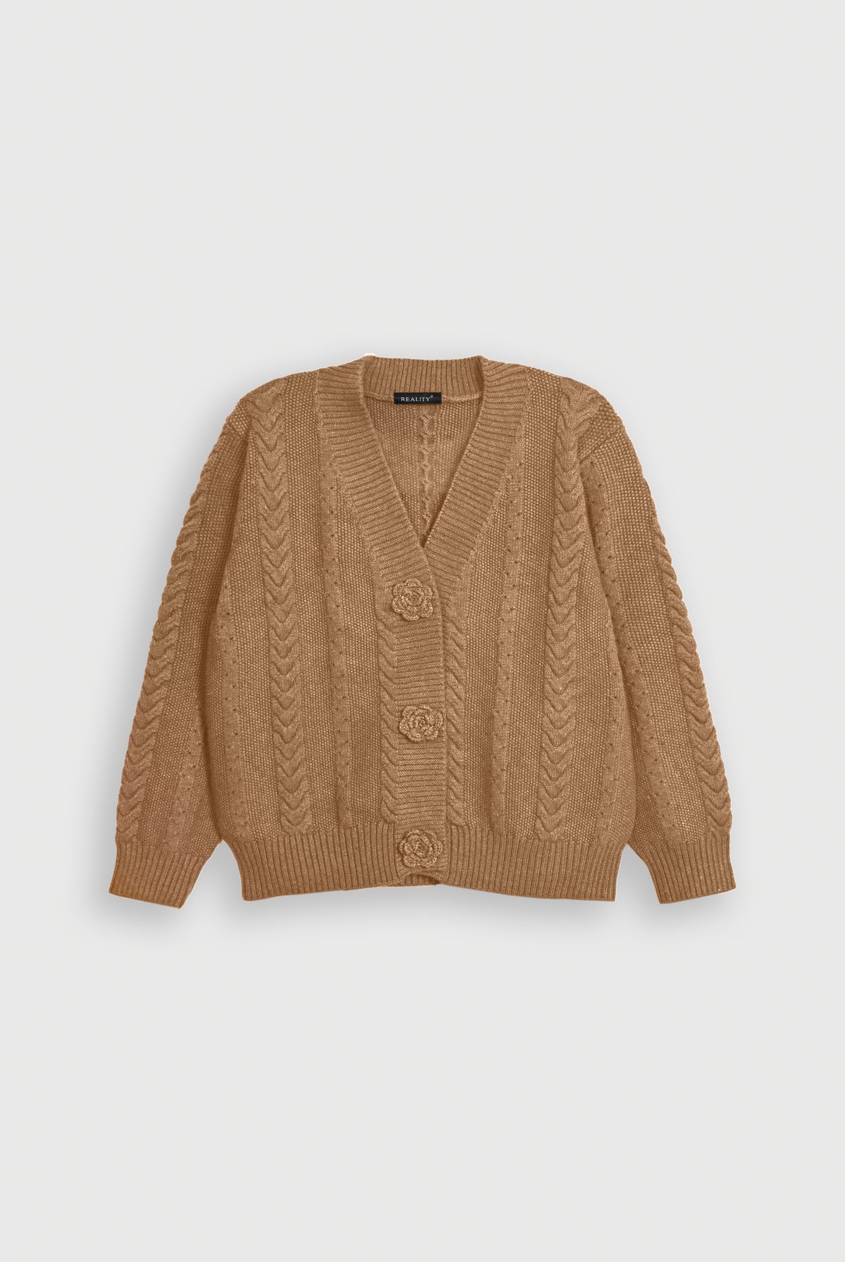 LADIES BROWN SWEATER Reality