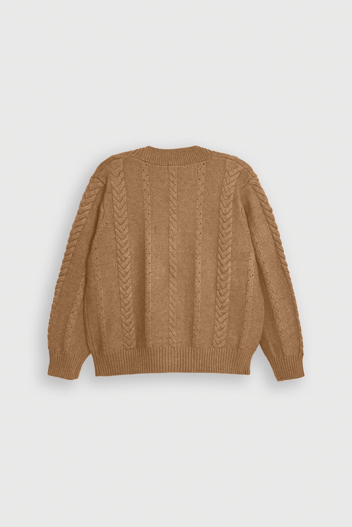 LADIES BROWN SWEATER Reality