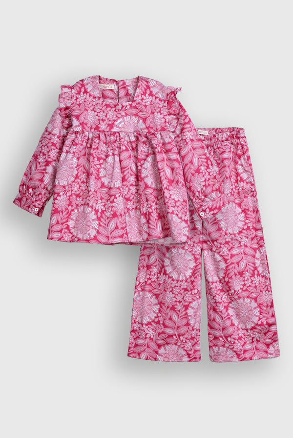 STARLIT SHOCKIN PINK CO-ORD SET