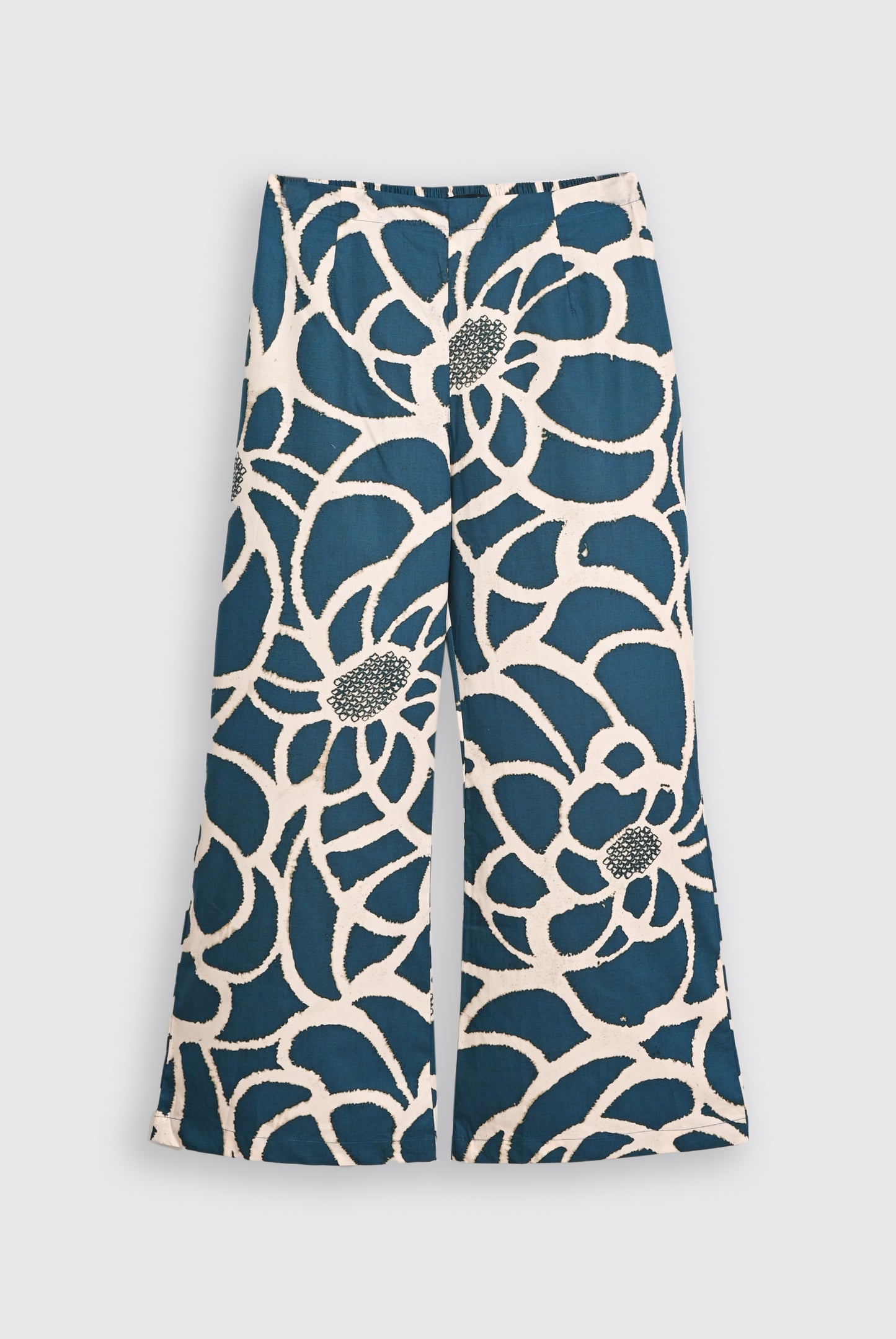 MONO CHROME PRINTED blue SUIT