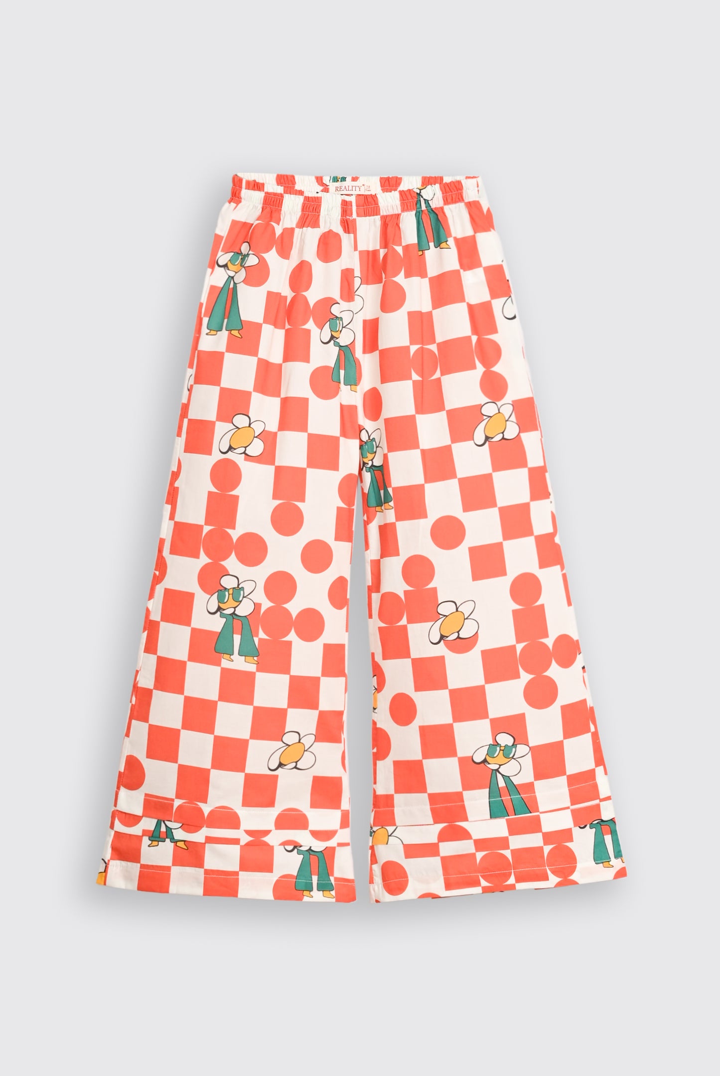 CHECK orange CO-ORD SET