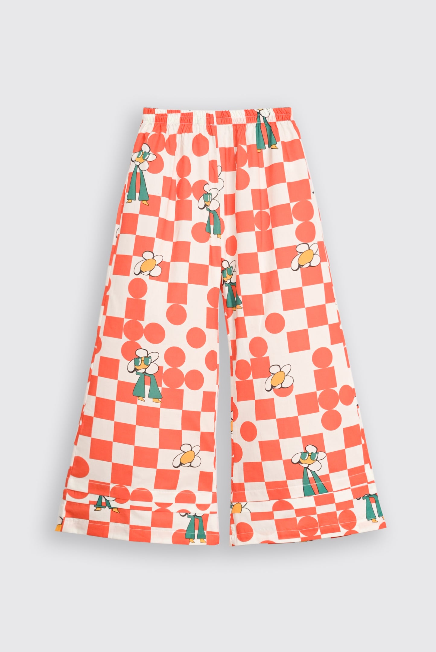 CHECK orange CO-ORD SET
