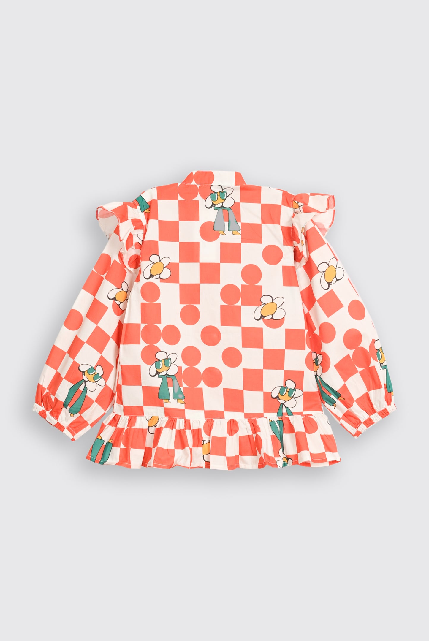 CHECK orange CO-ORD SET