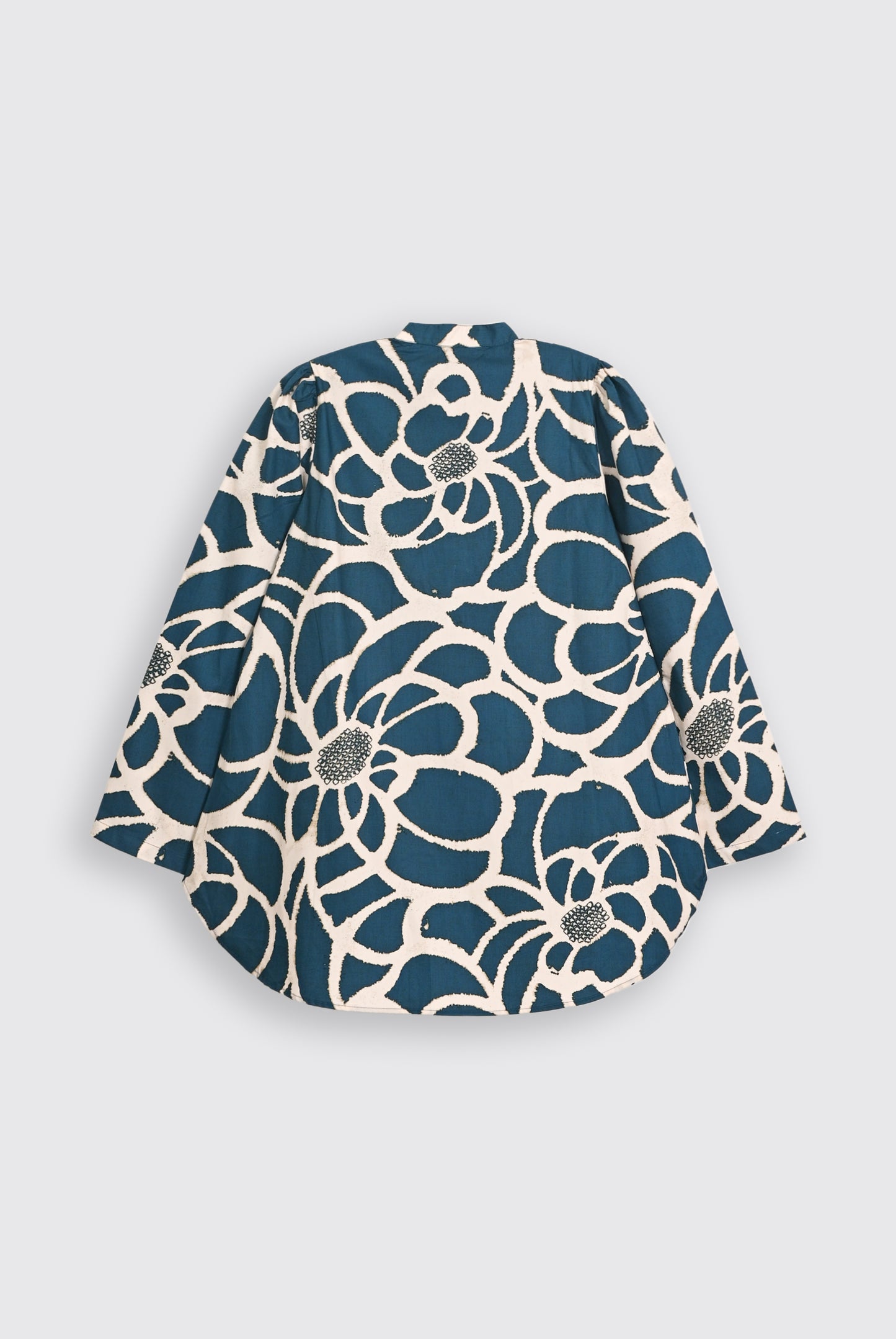 MONO CHROME PRINTED blue SUIT