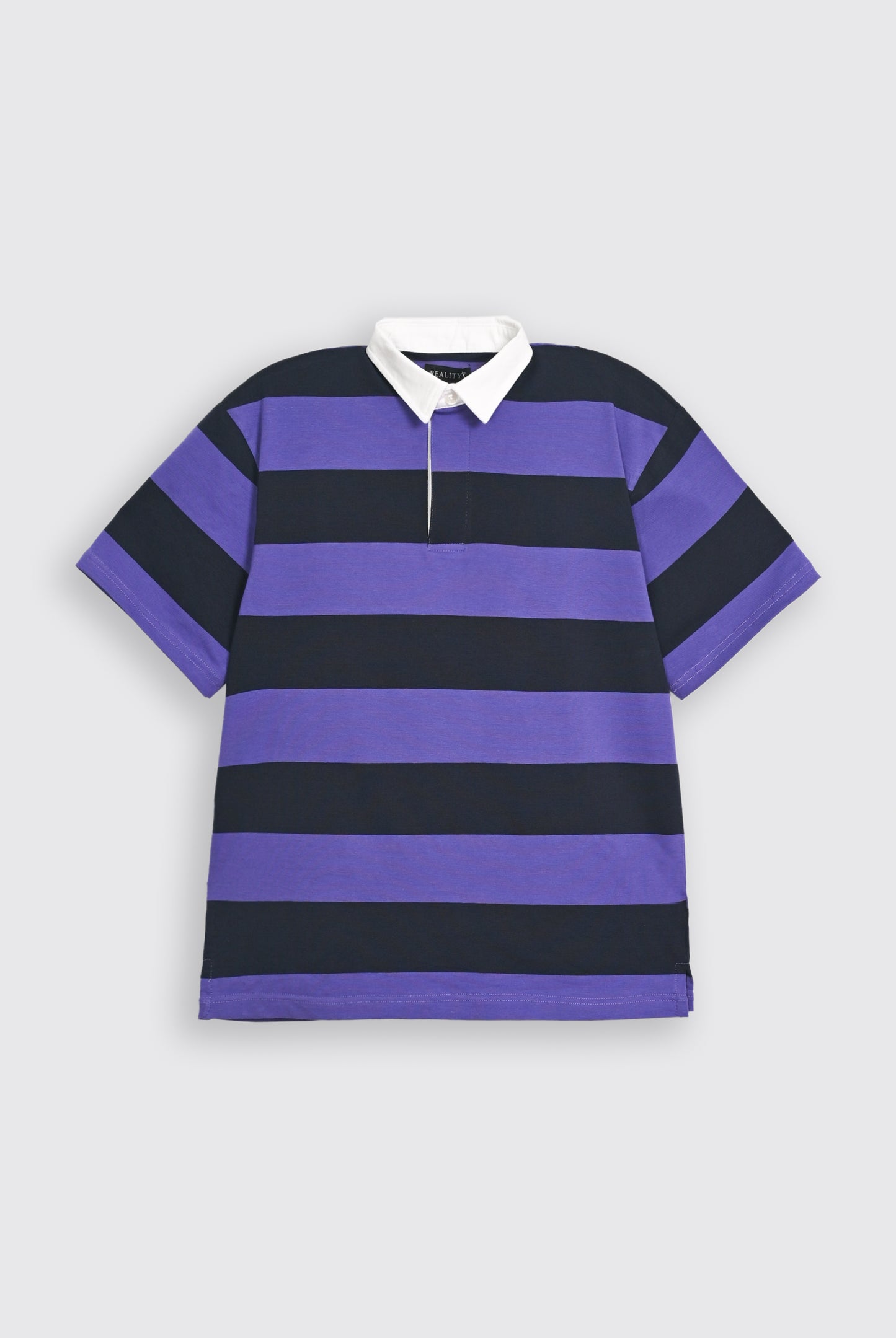 TWILL COLLAR YARN DYED pruple POLO