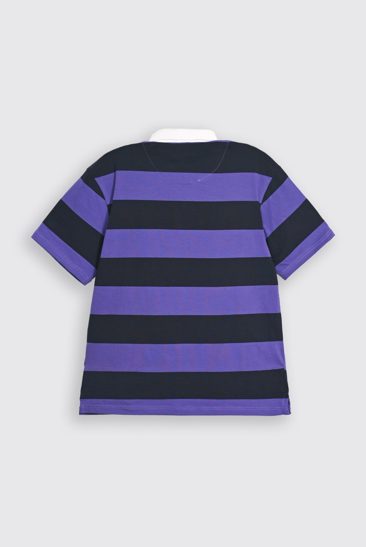 TWILL COLLAR YARN DYED pruple POLO