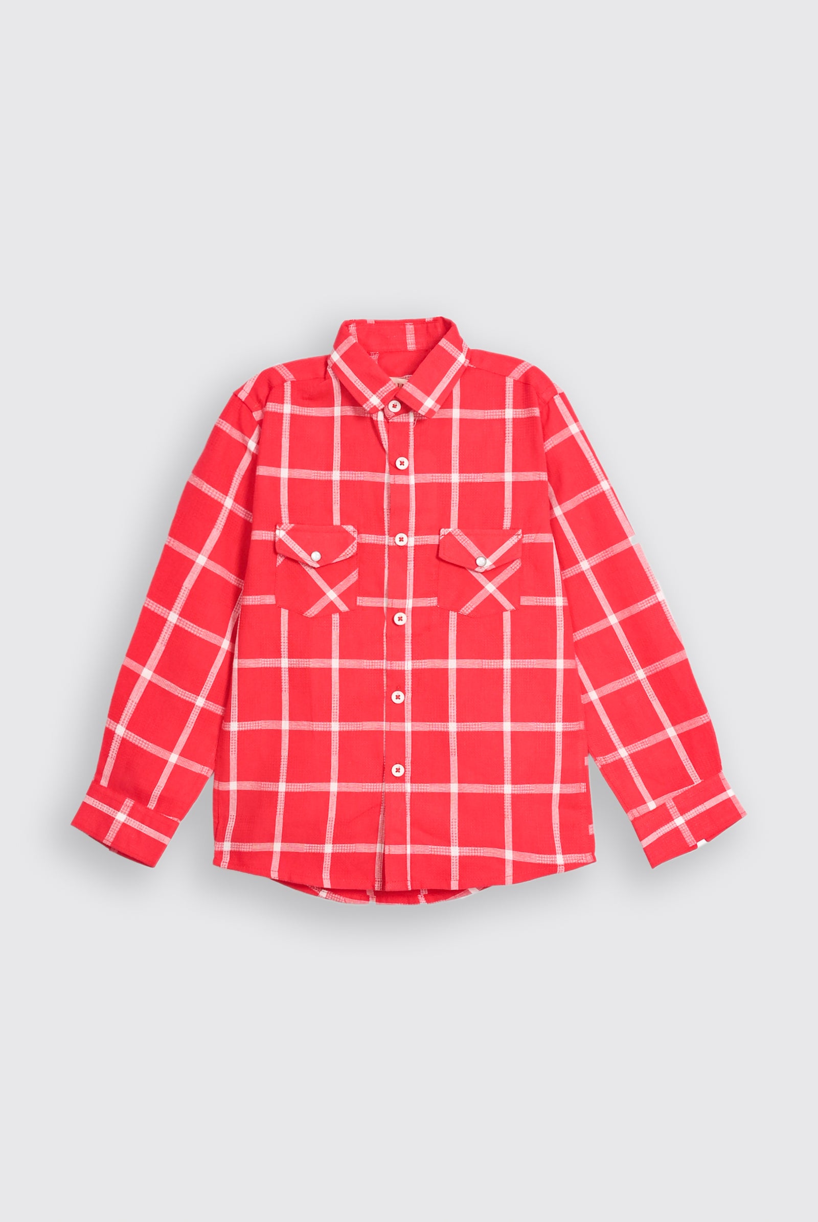CHECKERD RED SHIRT