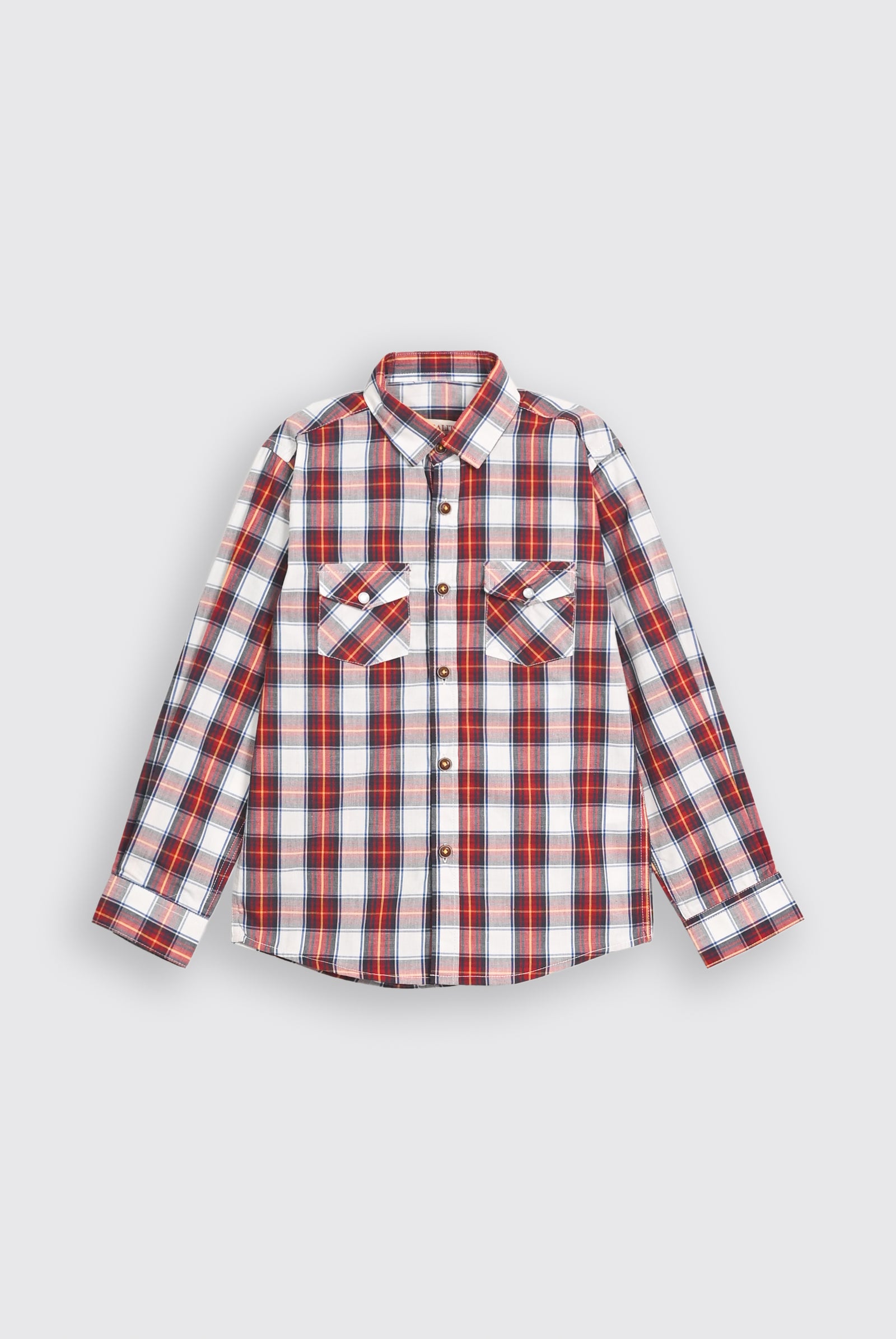 CHECKERD MEHROON SHIRT