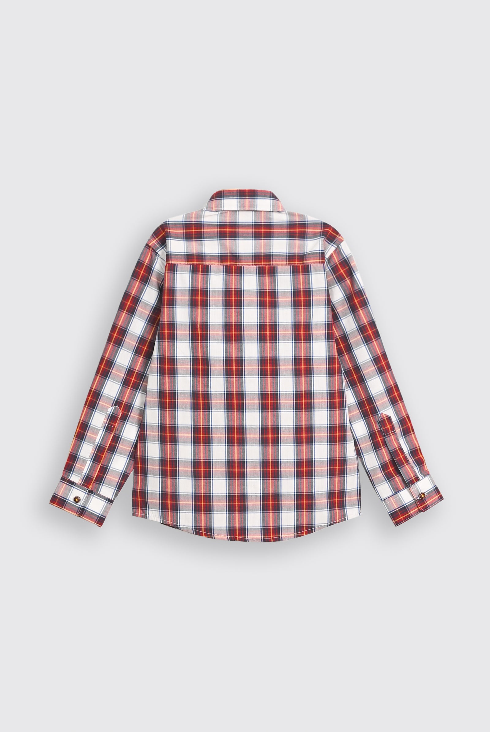 CHECKERD MEHROON SHIRT