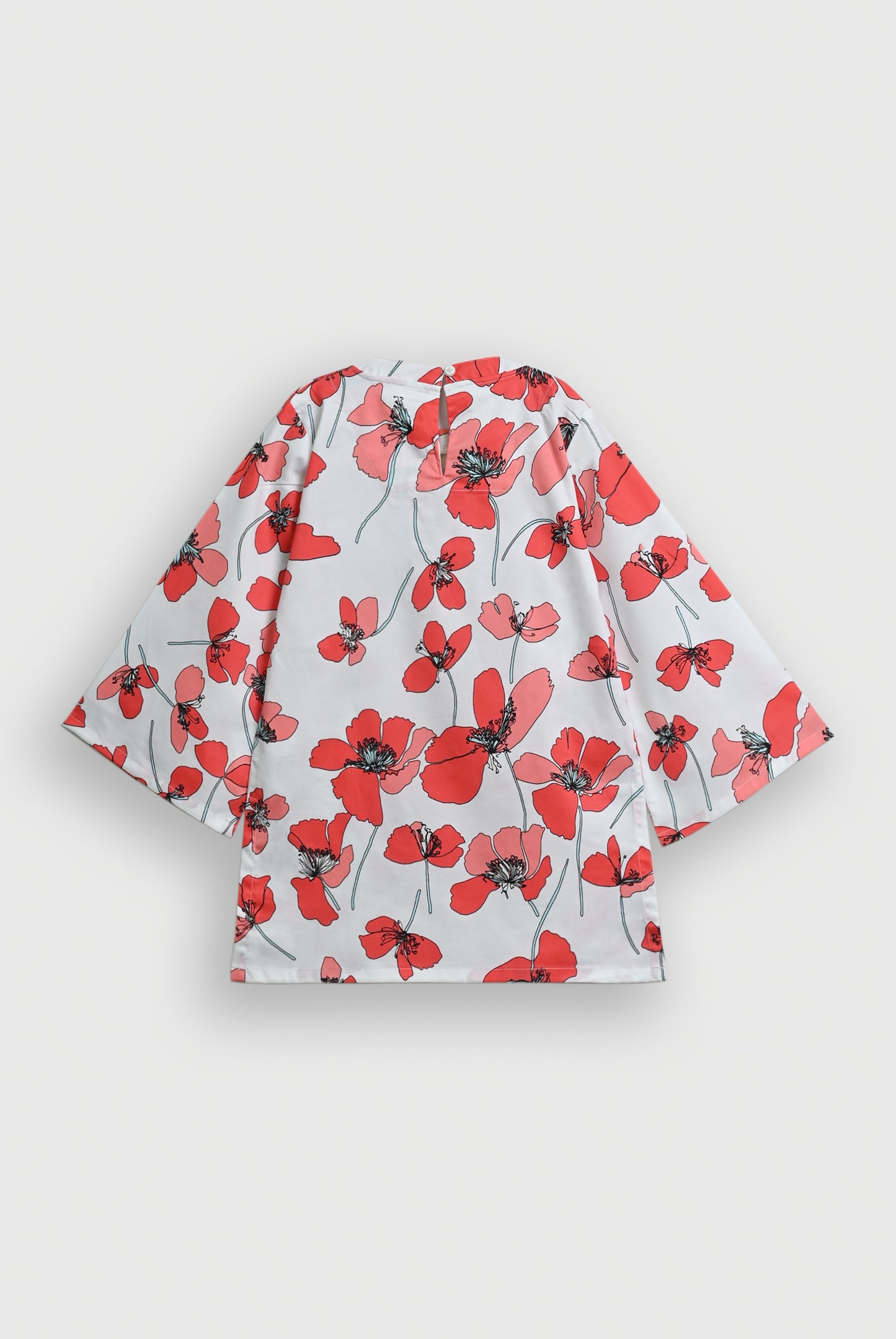 RED ETHNIC POP CO-ORD SET