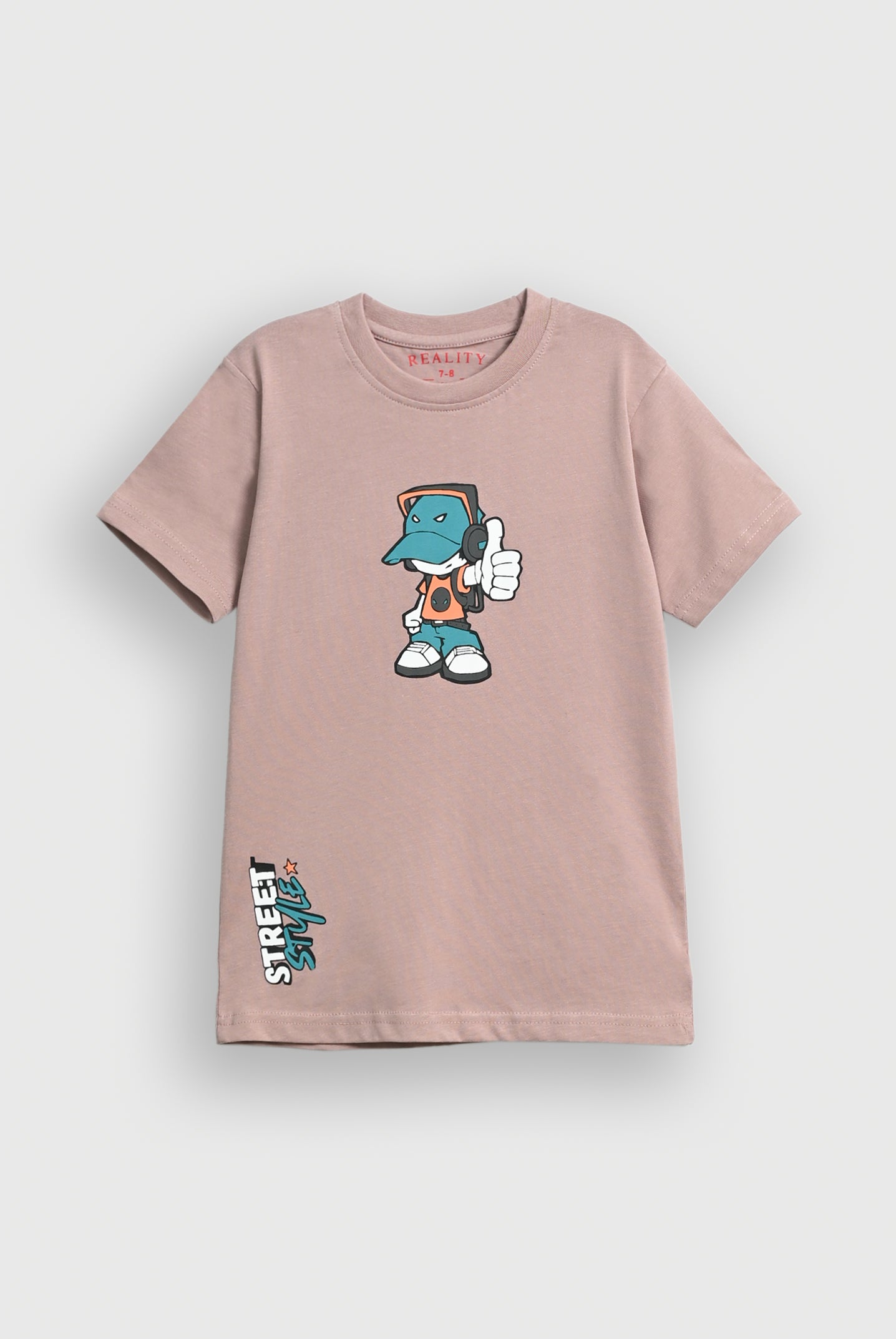 Boys Tea Pink T-SHIRT Reality