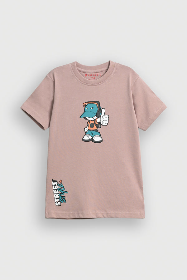 Boys Tea Pink T-SHIRT Reality