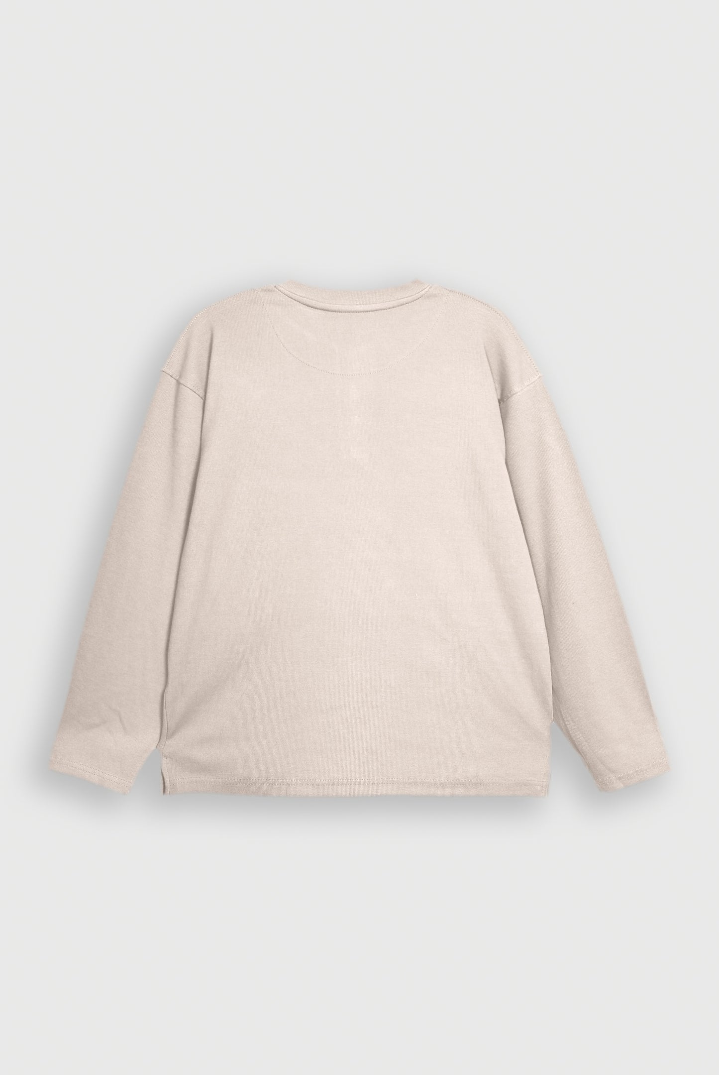 HENLEY NECK skin TEE
