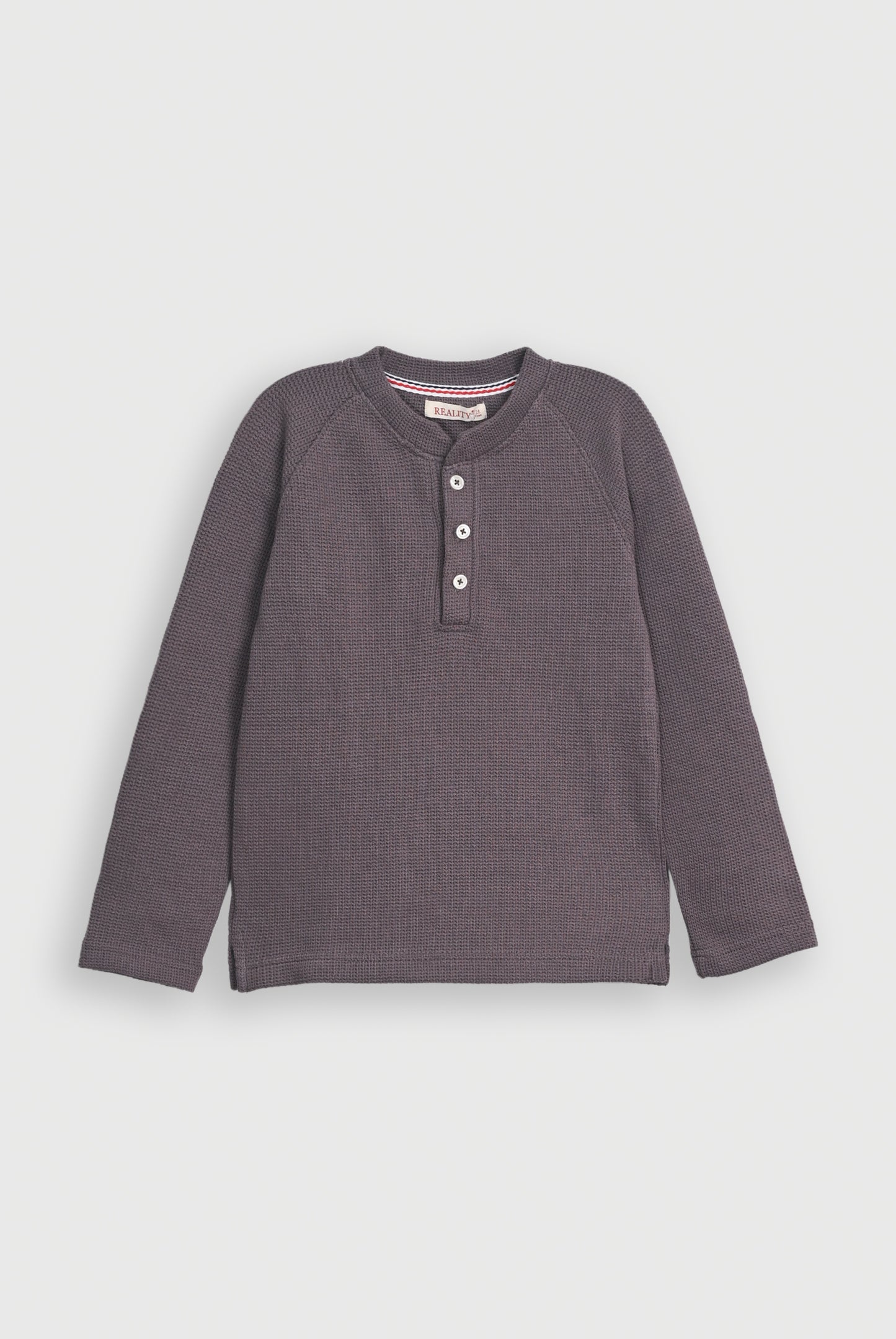 RAGLAN SLEEVES CHARCOAL TEE