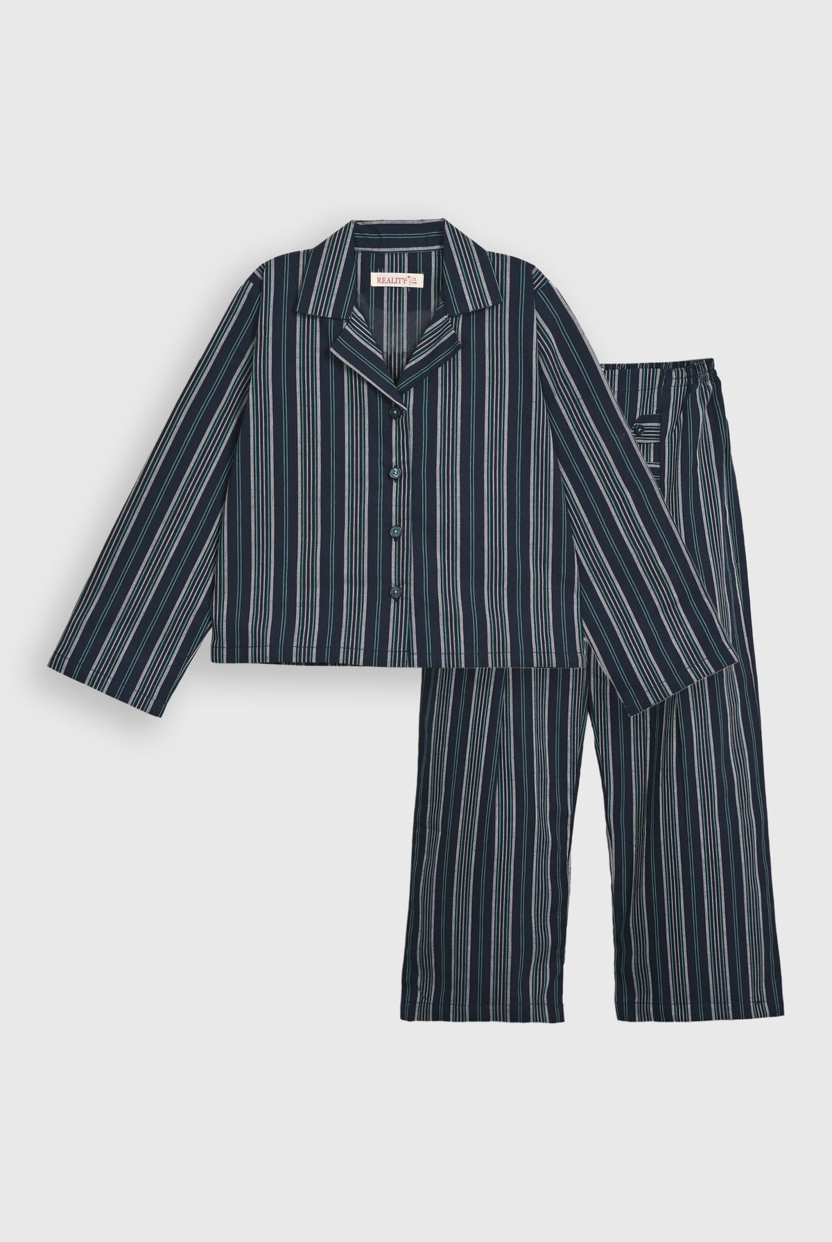 STRIPED navy CO-ORD SET