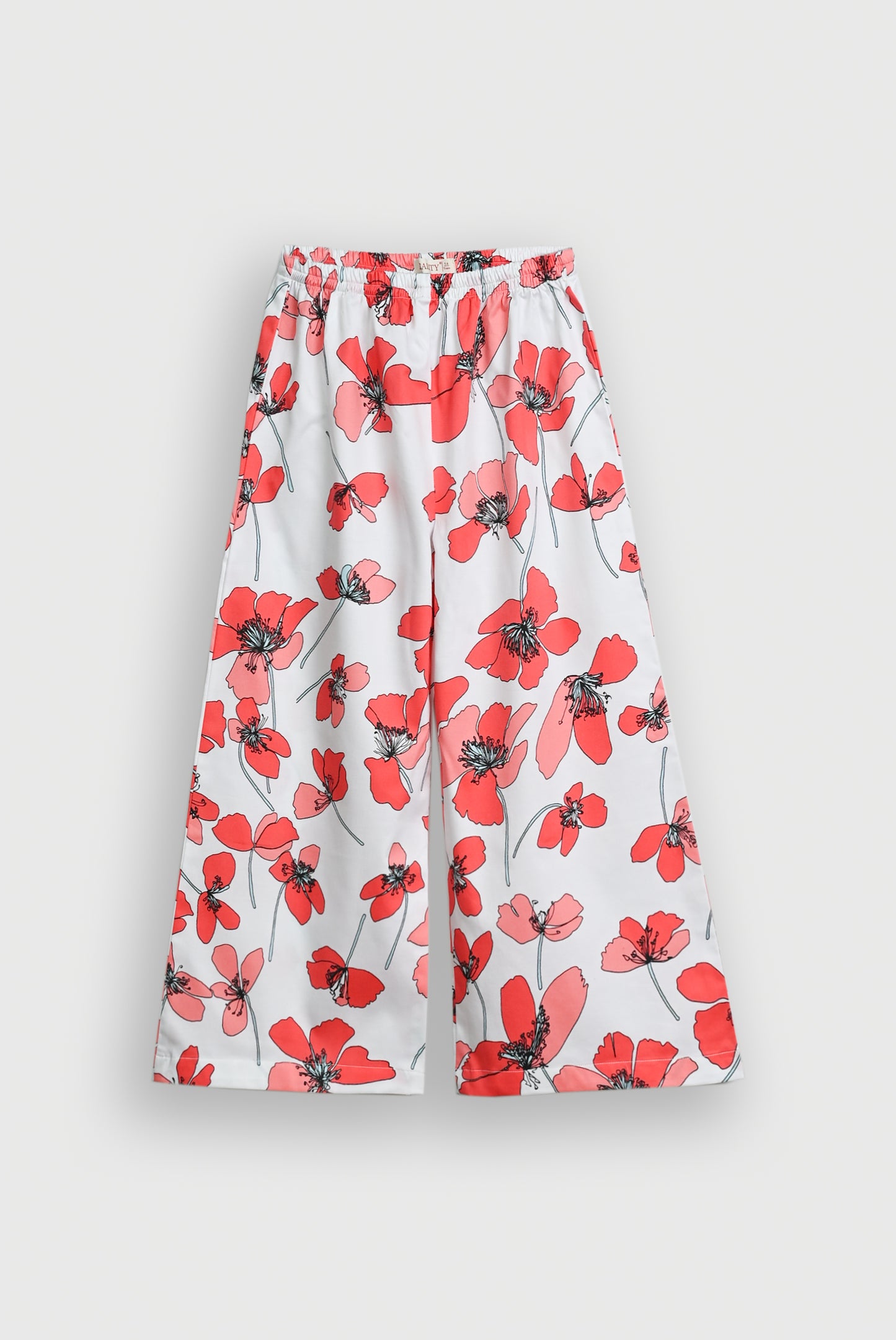 RED ETHNIC POP CO-ORD SET