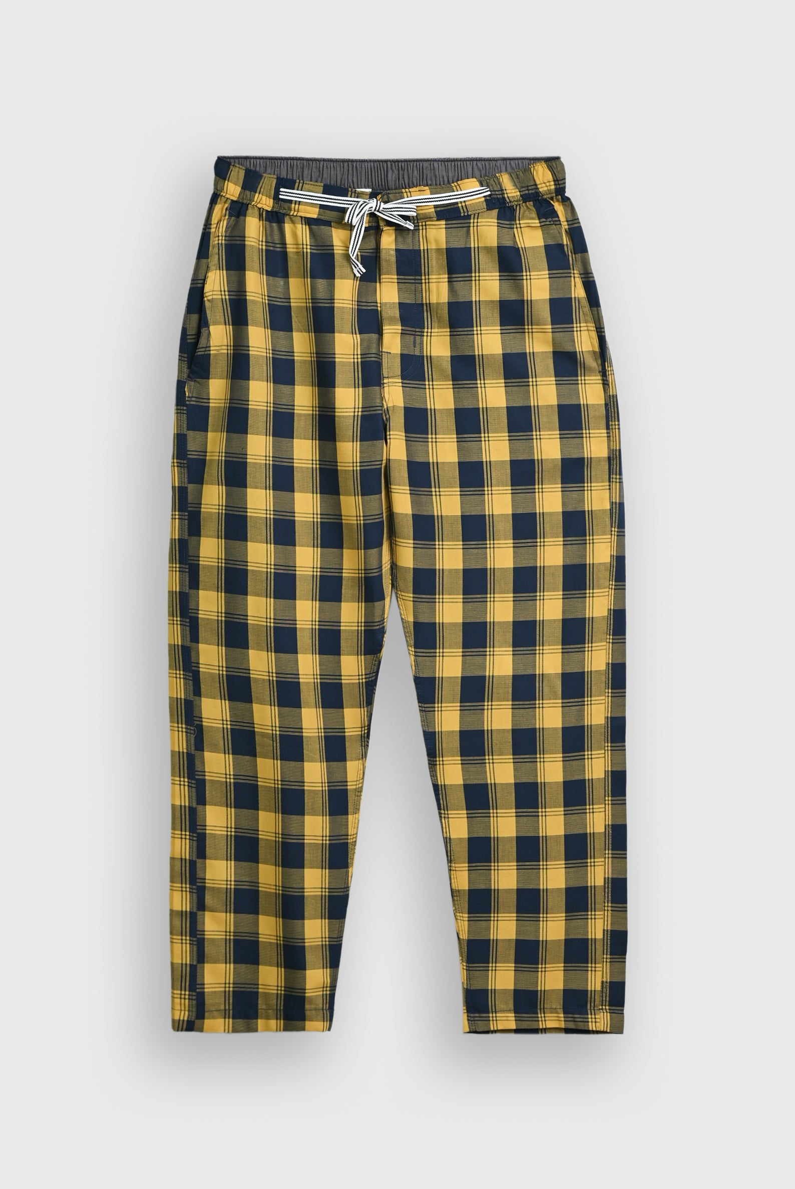 MUSTARD CHECK TROUSER Reality