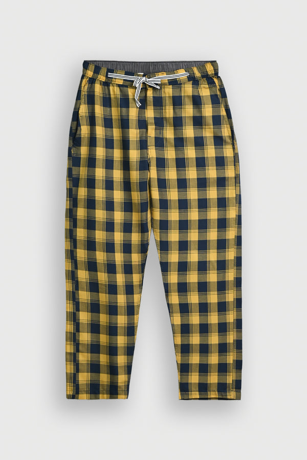 MUSTARD CHECK TROUSER Reality