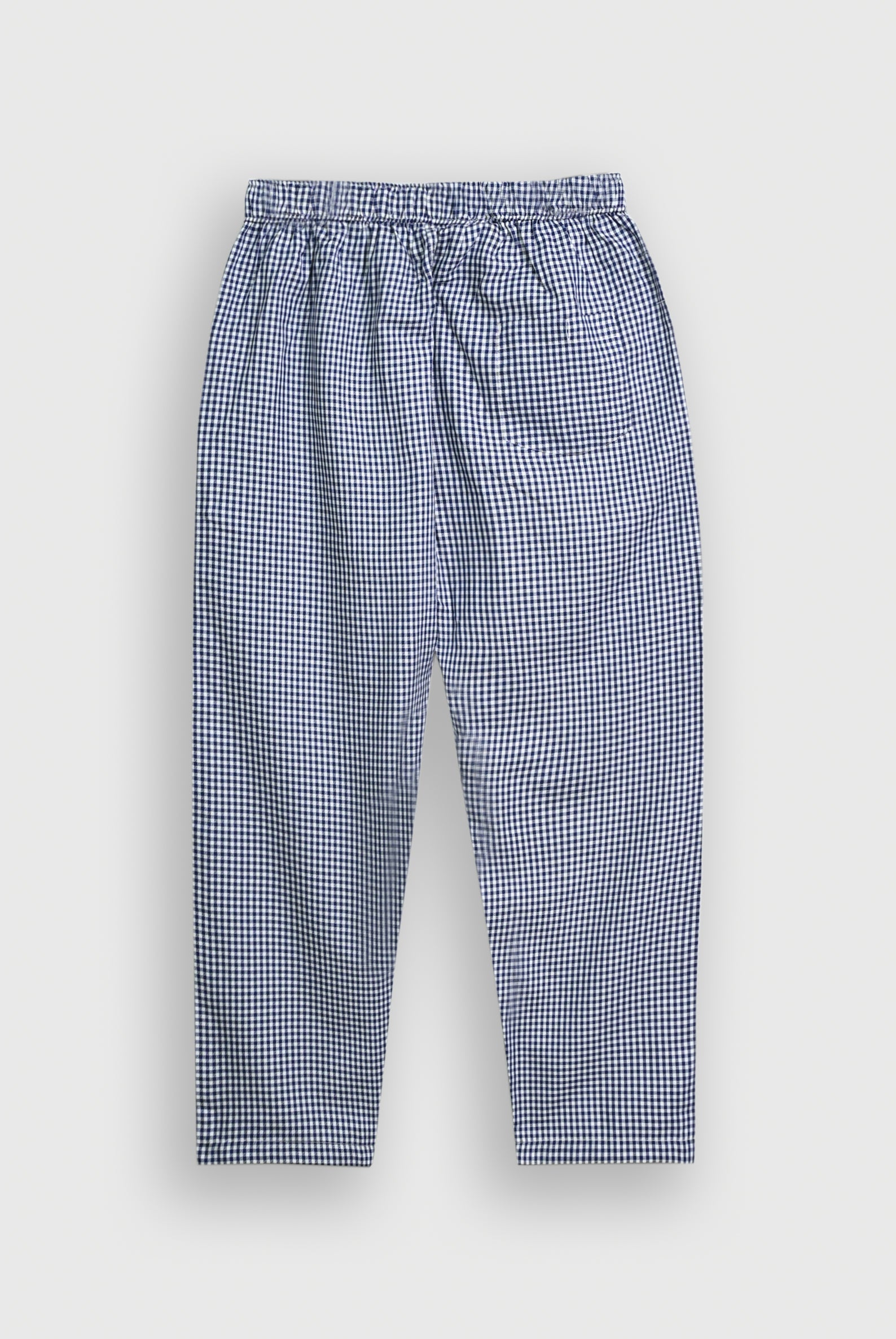 NAVY CHECK TROUSER Reality