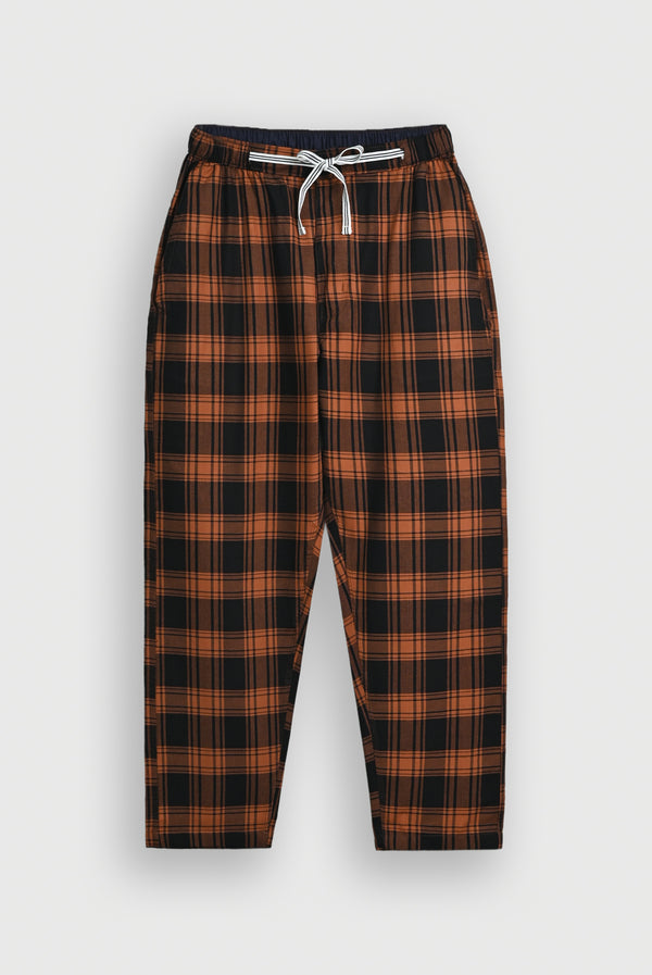 BROWN CHECK TROUSER Reality