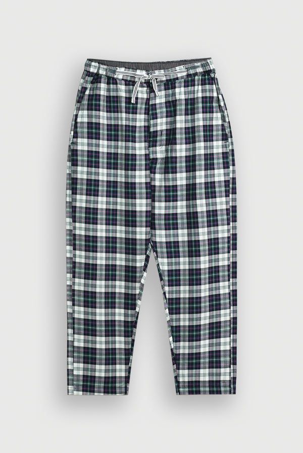 WHITE CHECK TROUSER Reality