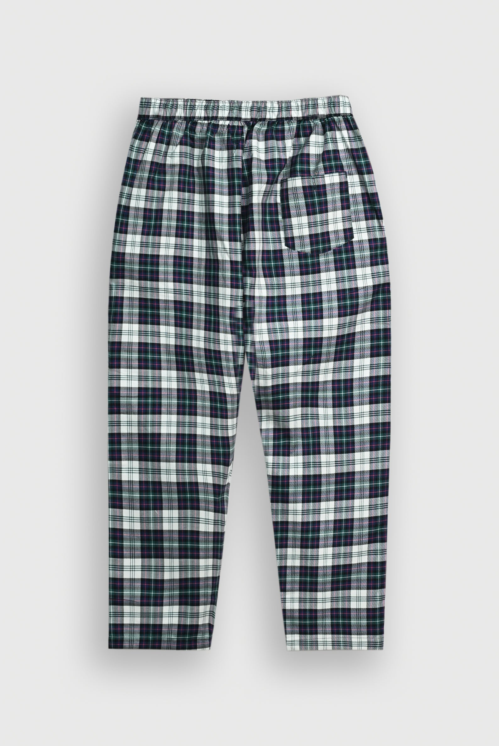 WHITE CHECK TROUSER Reality