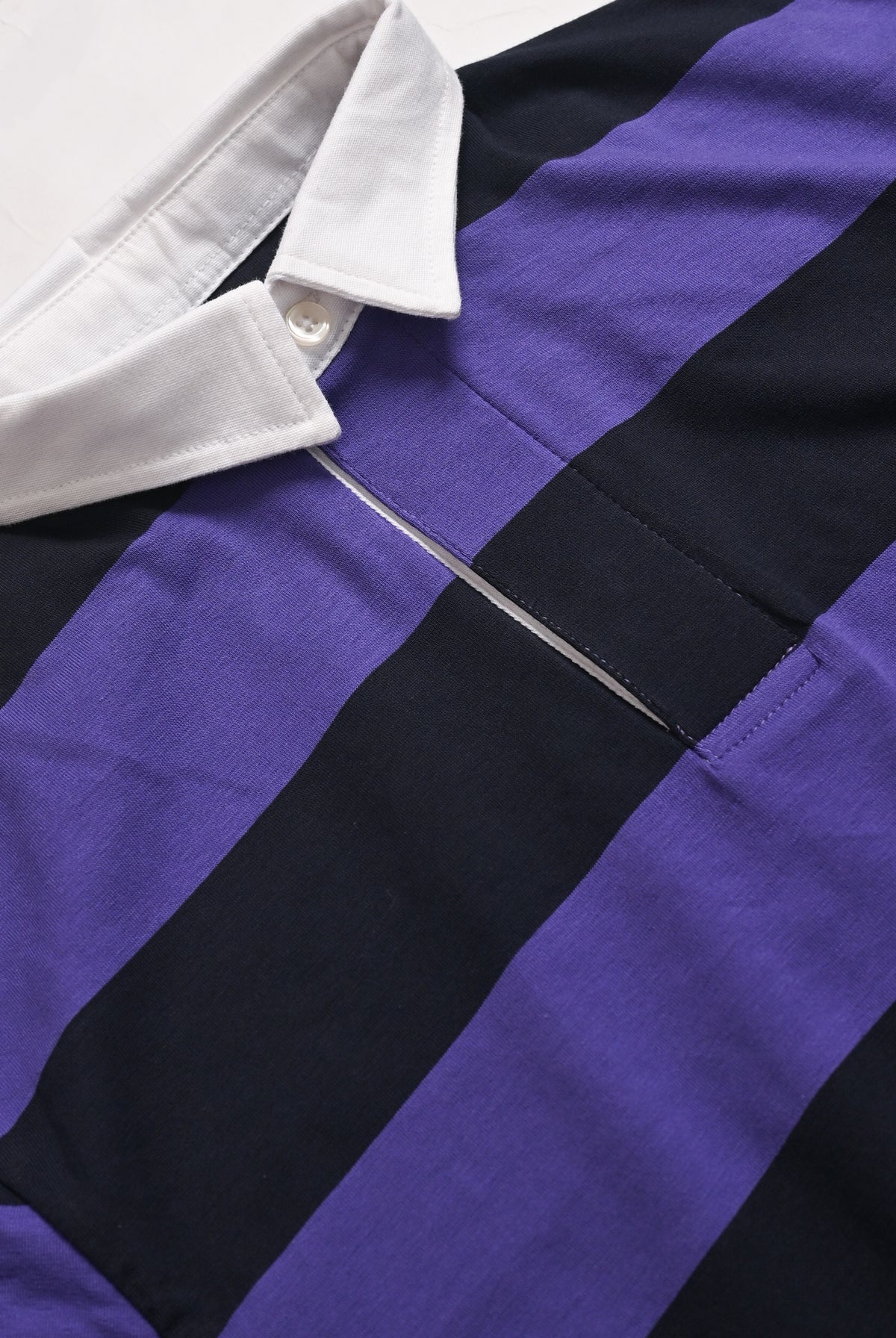TWILL COLLAR YARN DYED pruple POLO