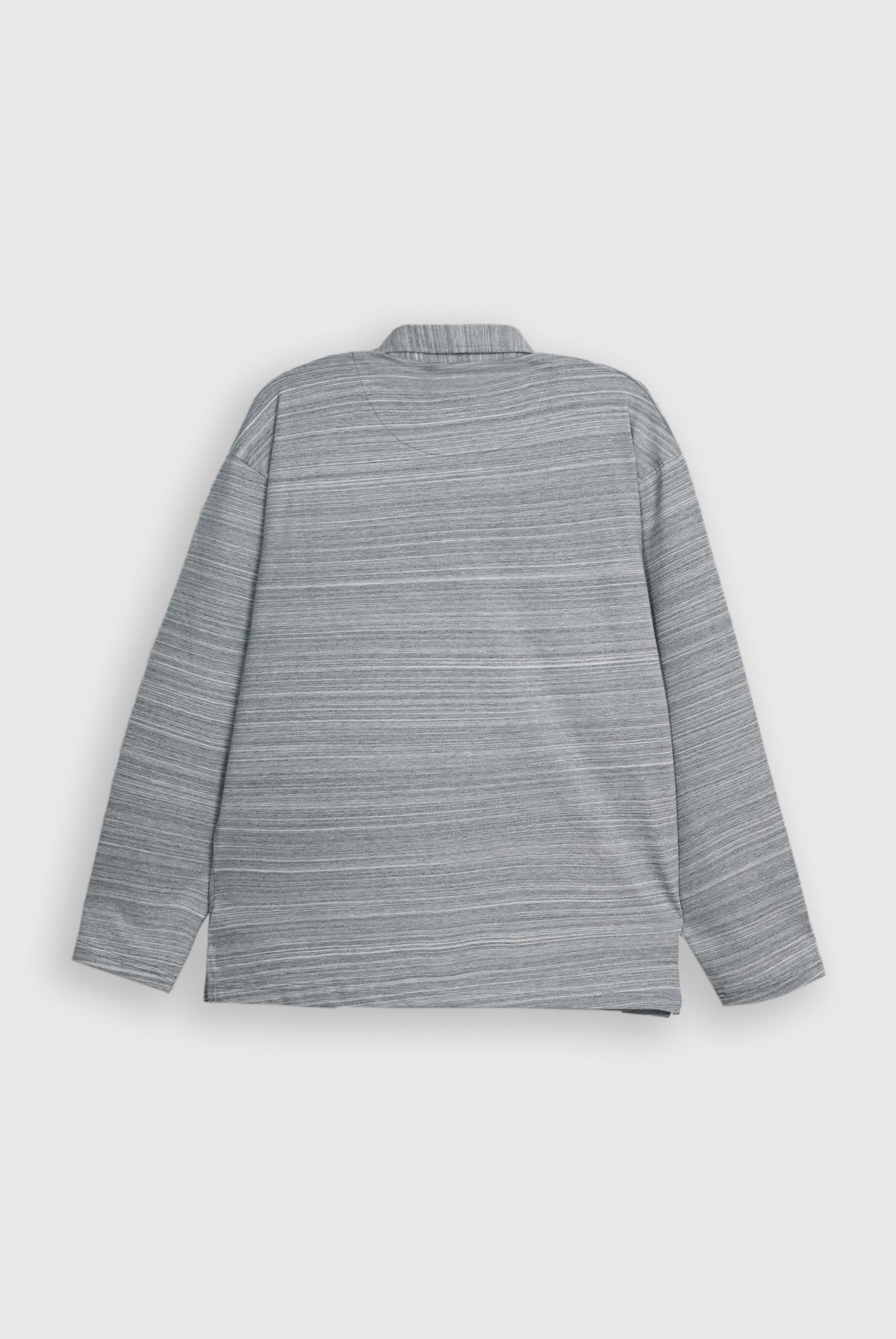 MELANGE GRAY POLO