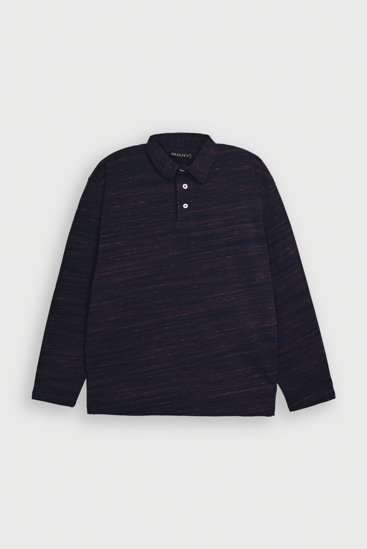 TEXTURED navy POLO