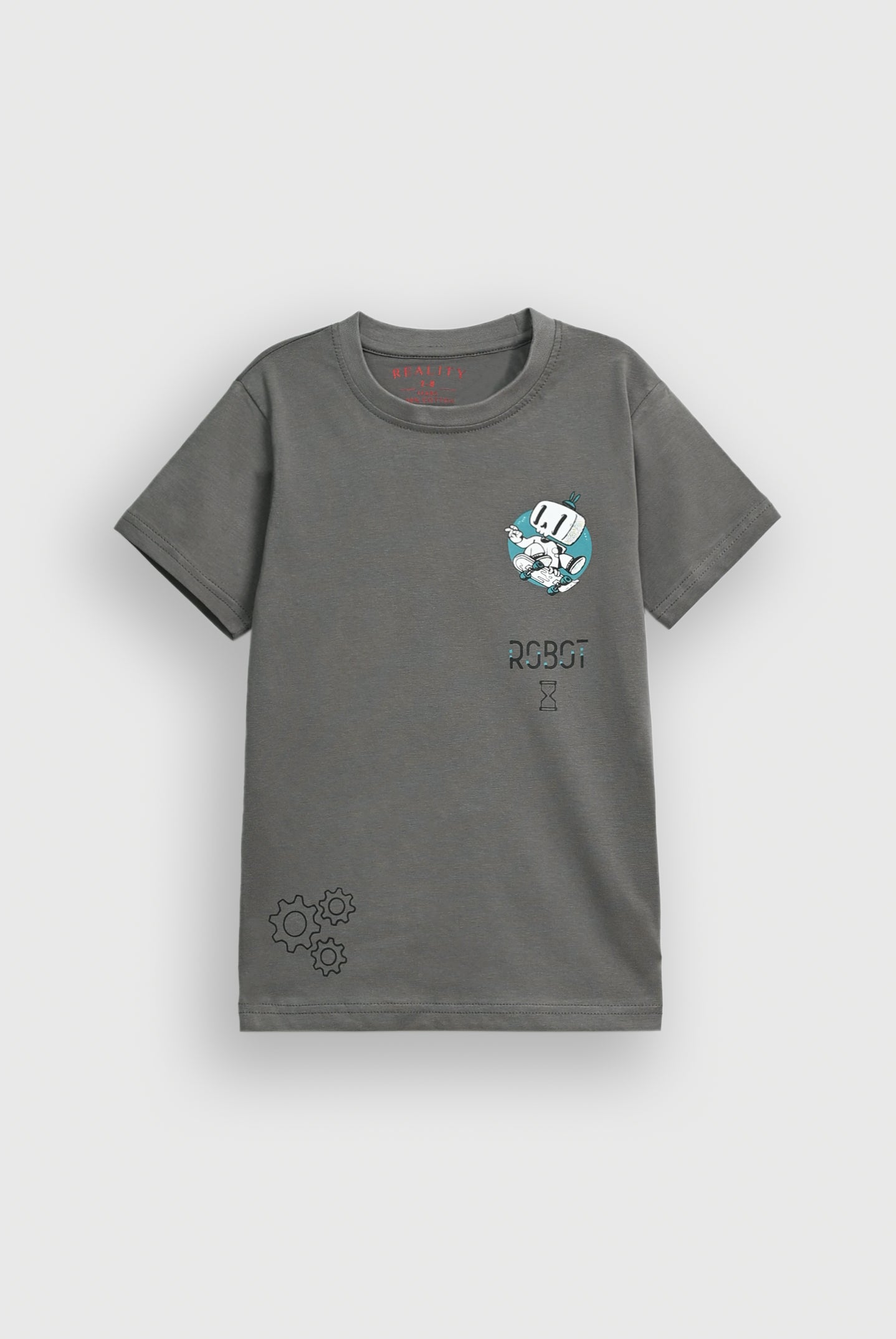 Boys Gray T-SHIRT Reality