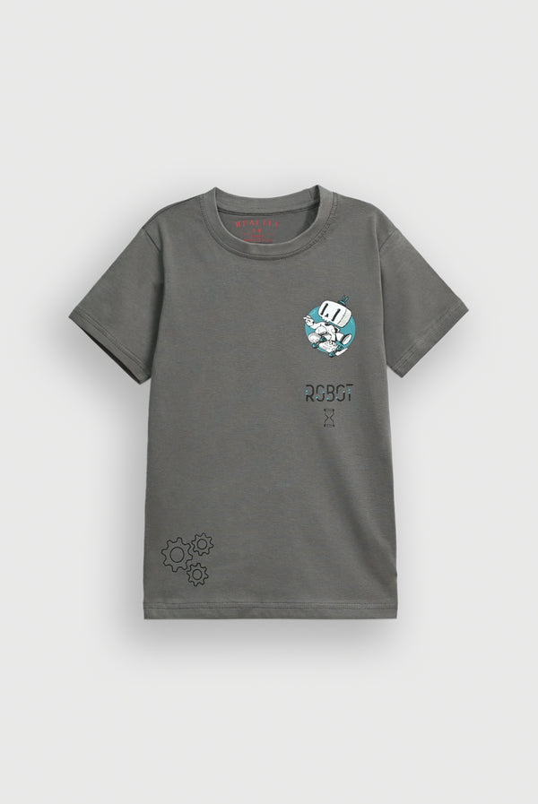 Boys Gray T-SHIRT Reality