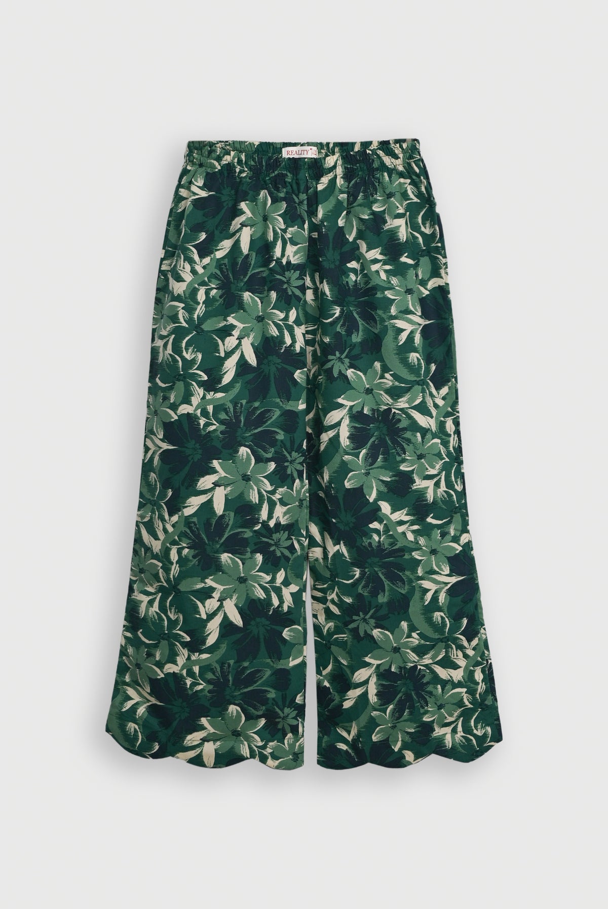 BLACK FLORAL GREEN CO-ORD SET