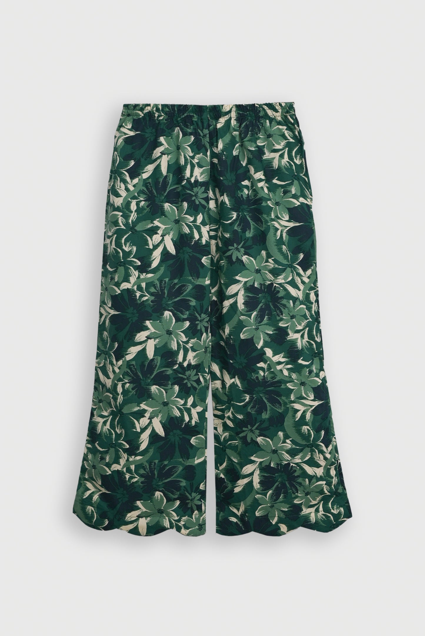 BLACK FLORAL GREEN CO-ORD SET