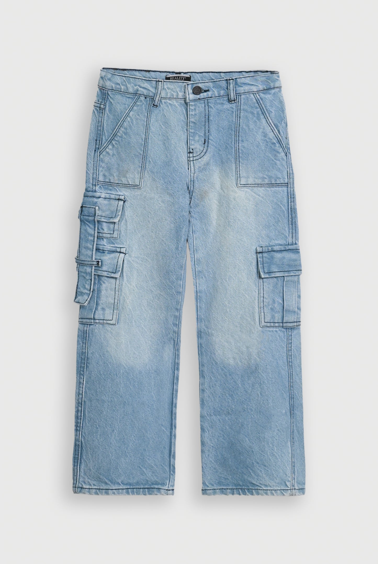 LOOSE FIT LIGHT BLUE DENIM