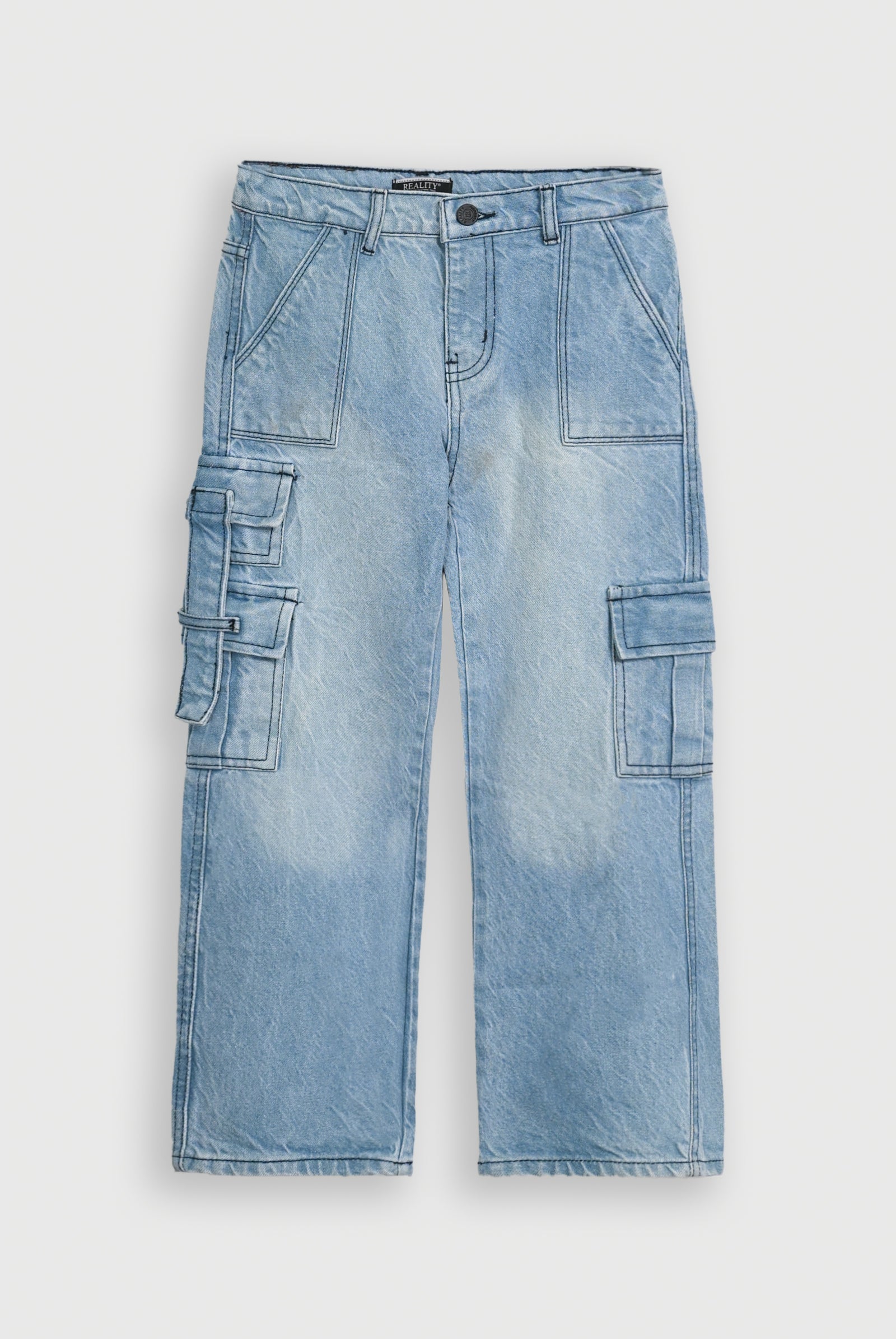 LOOSE FIT LIGHT BLUE DENIM