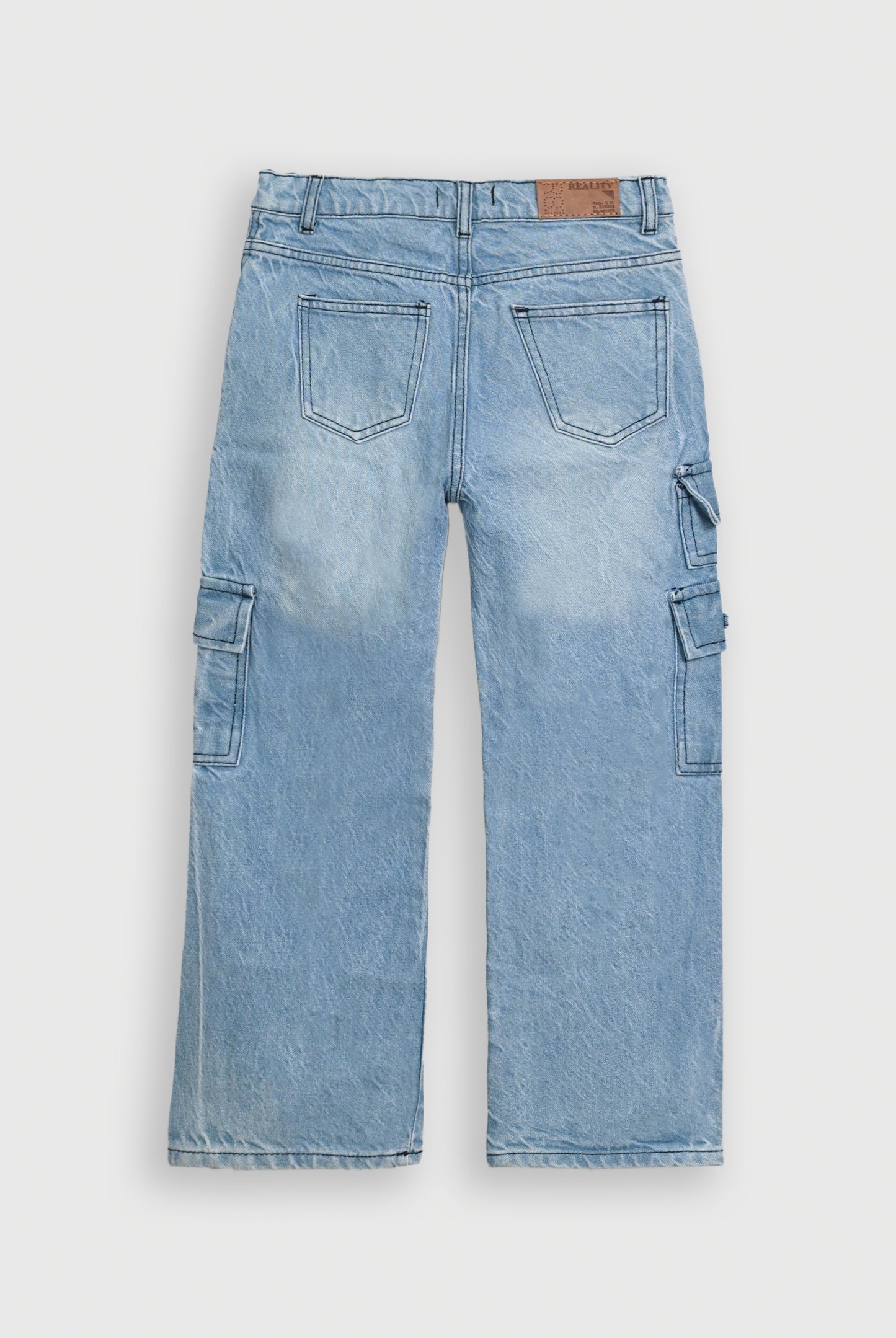 LOOSE FIT LIGHT BLUE DENIM