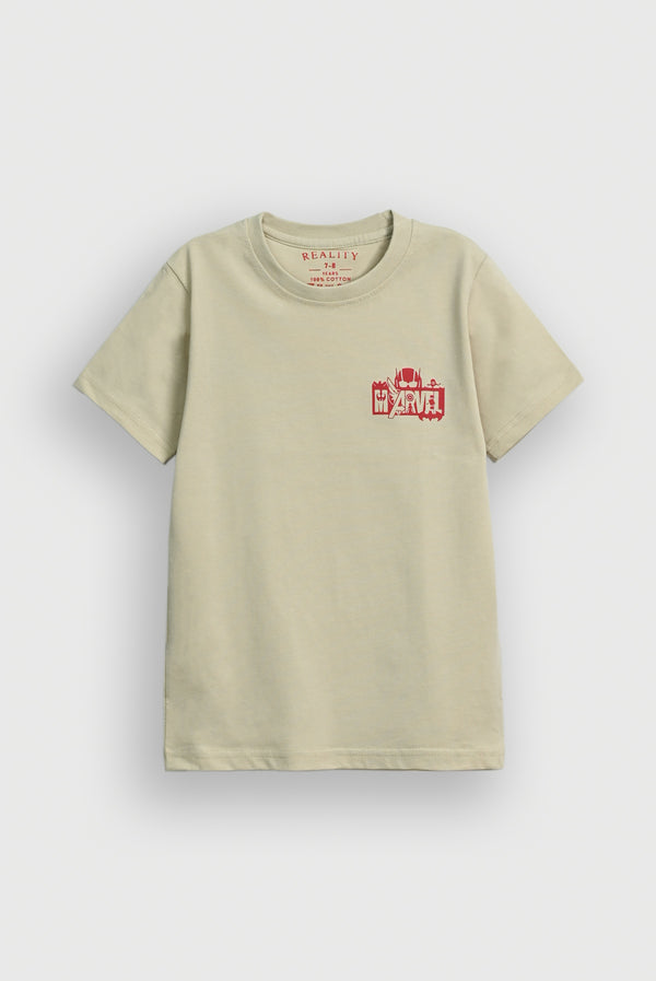 Boys Cream T-SHIRT Reality
