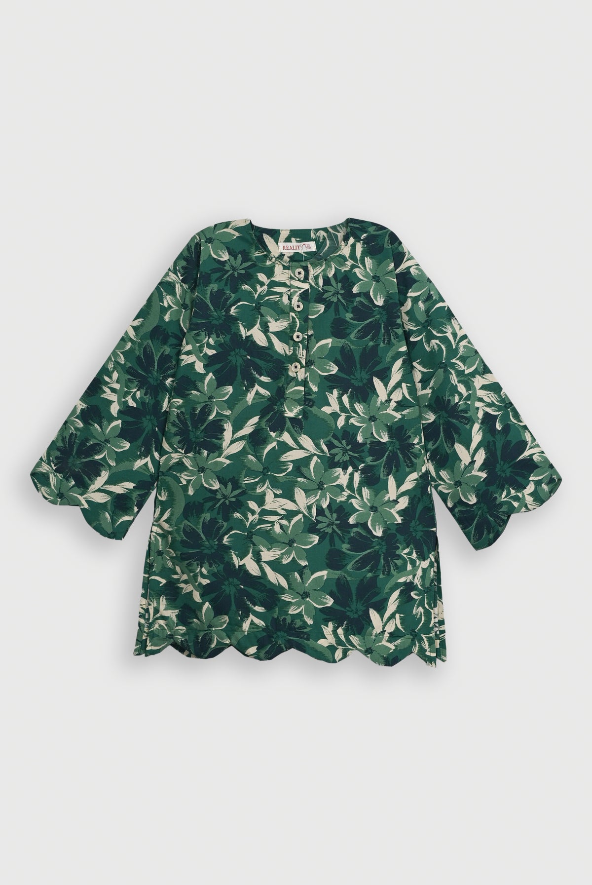 BLACK FLORAL GREEN CO-ORD SET Reality
