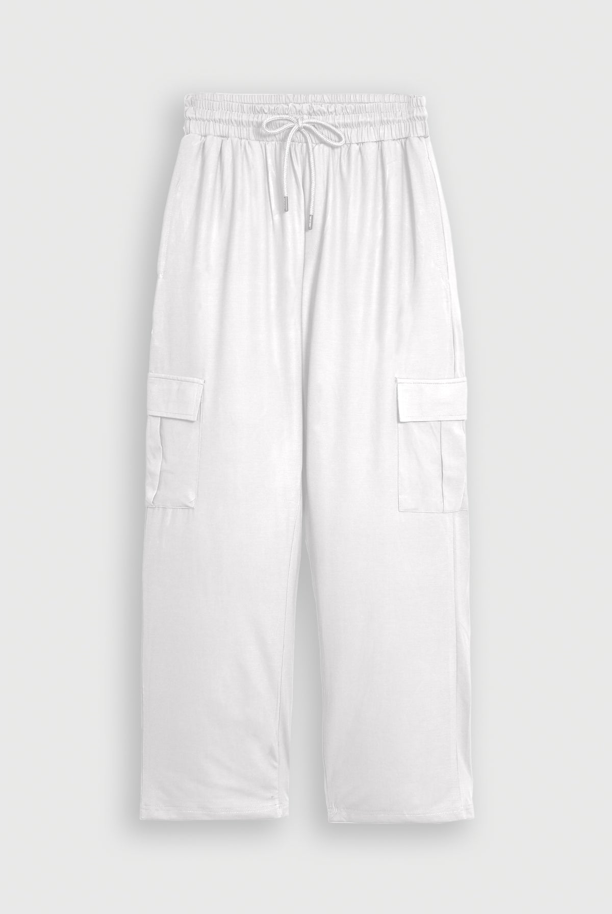 SIX POCKET white TROUSER