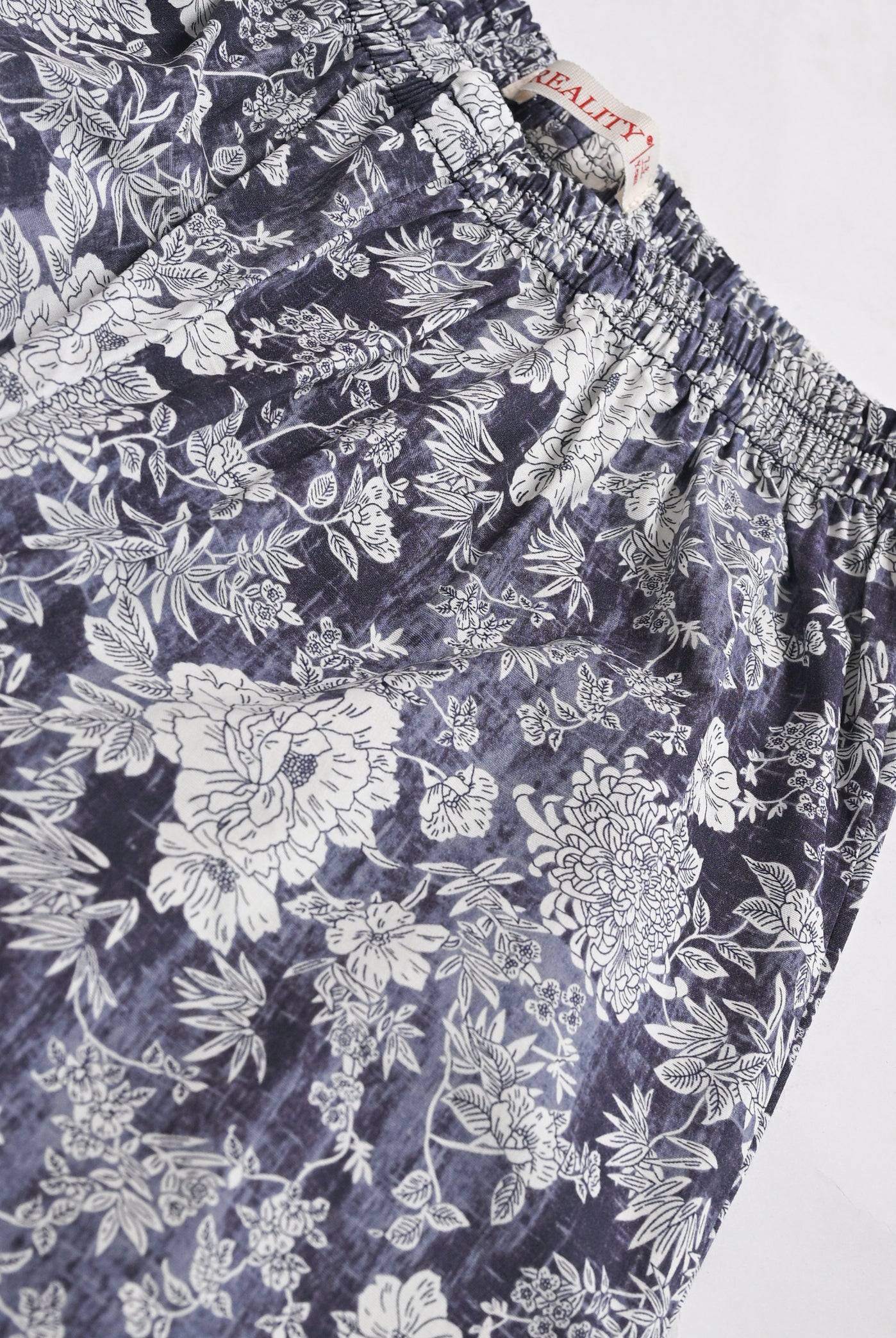BLACK FLORAL GRAY CO-ORD SET