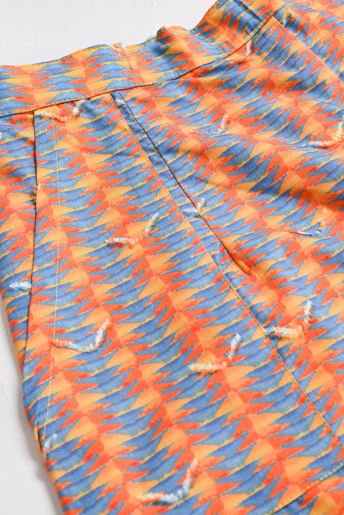 PRINTED ORANGE CO-ORD SET
