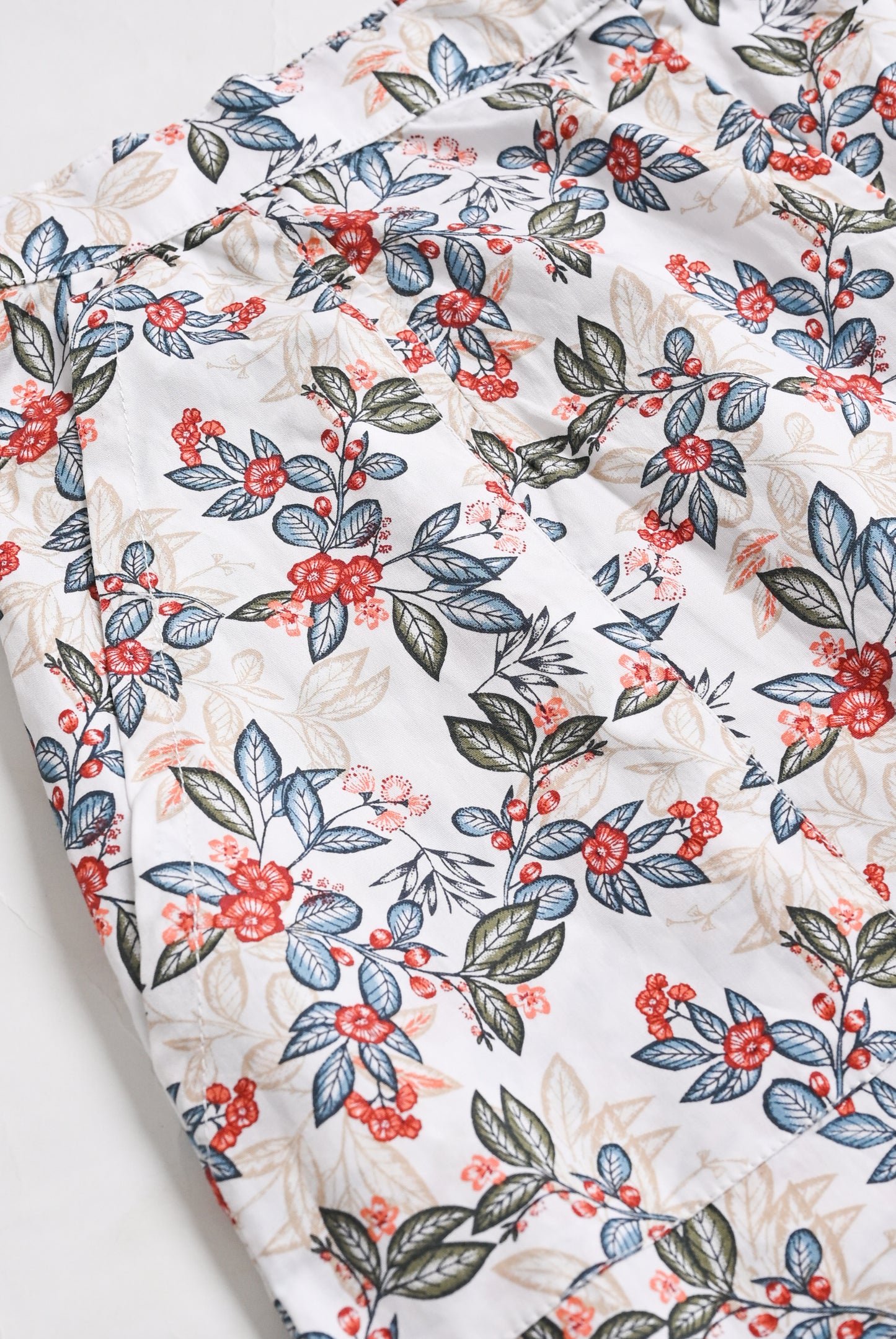 PRINTED white CO-ORD SET