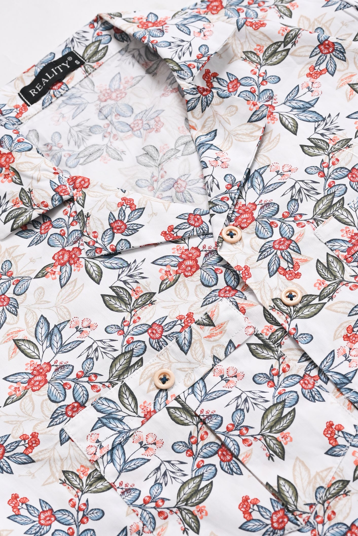 PRINTED white CO-ORD SET