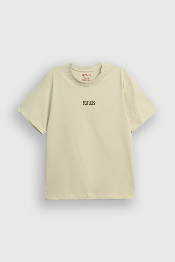MENS CREAM T-SHIRT Reality