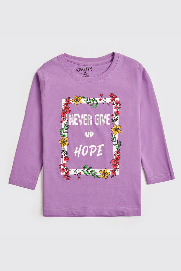 Floral Inspiration Purple T-Shirt