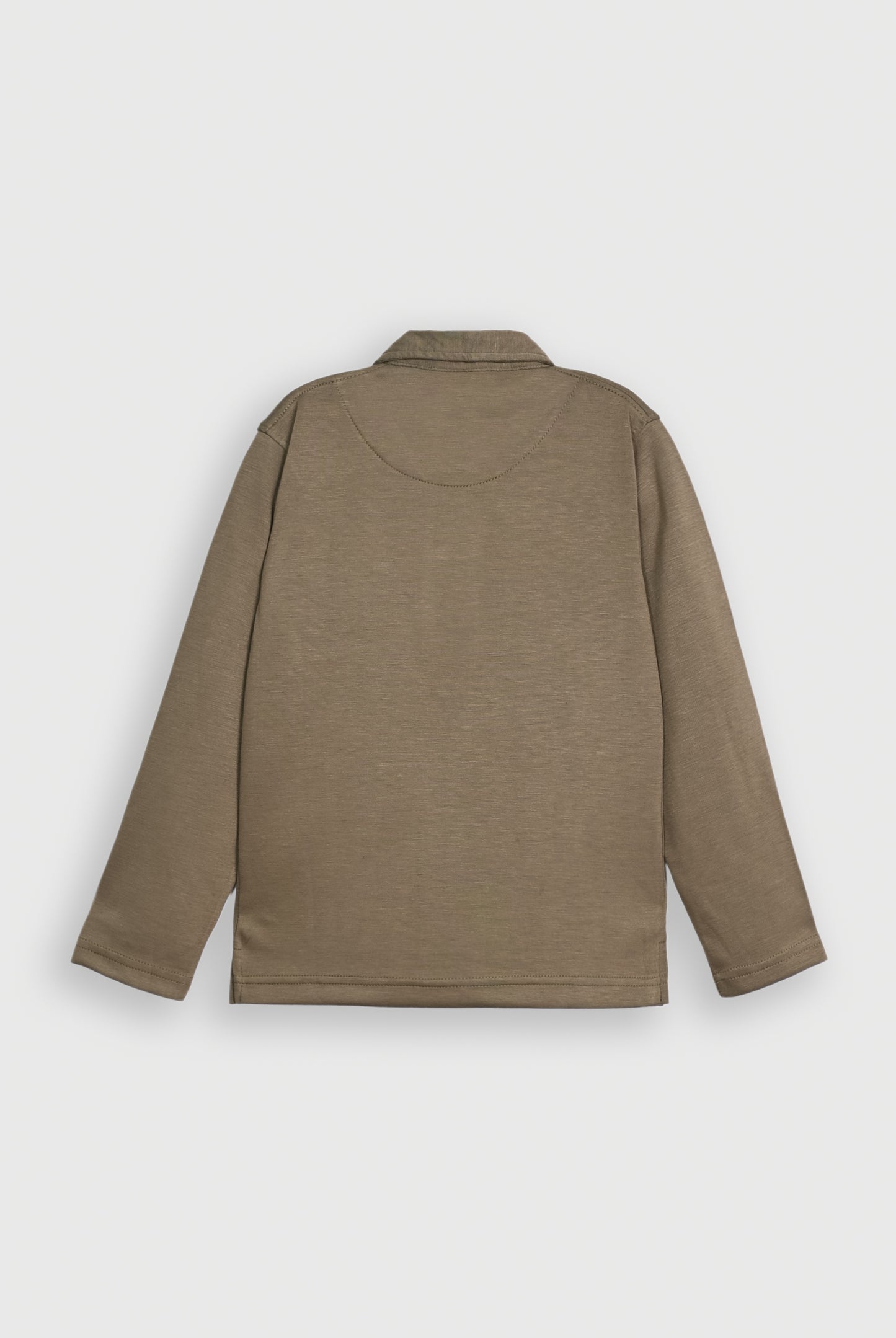 SOLID INTERLOCK GREEN POLO