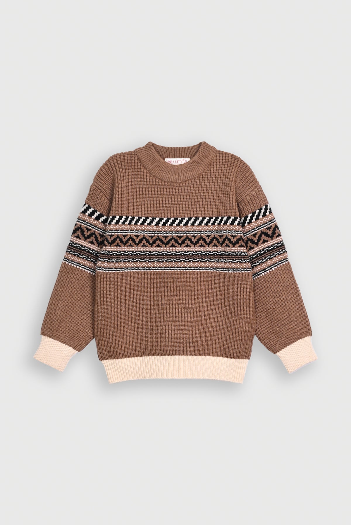 LIGHT BROWN SWEATER
