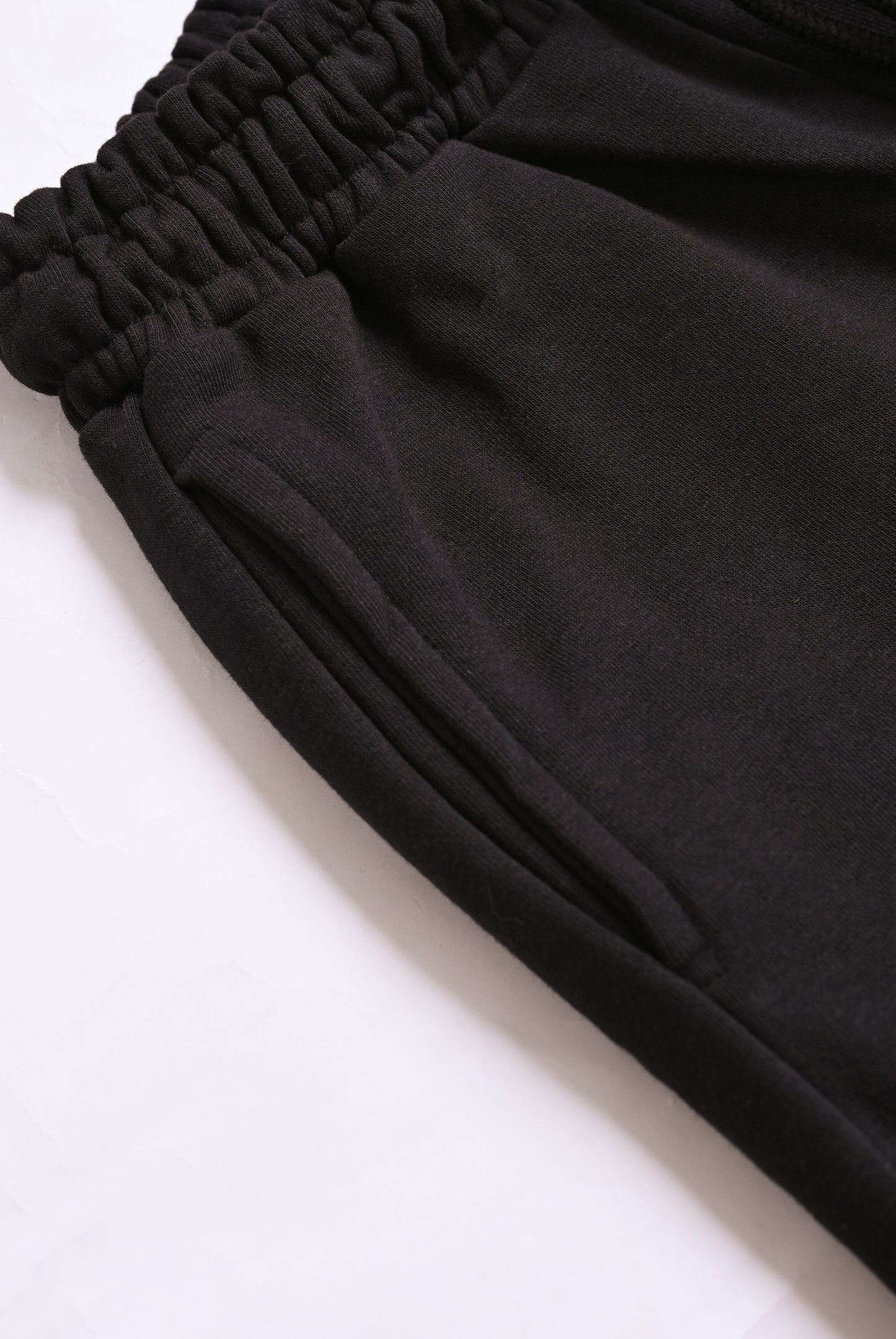 BASIC TERRY black TROUSER